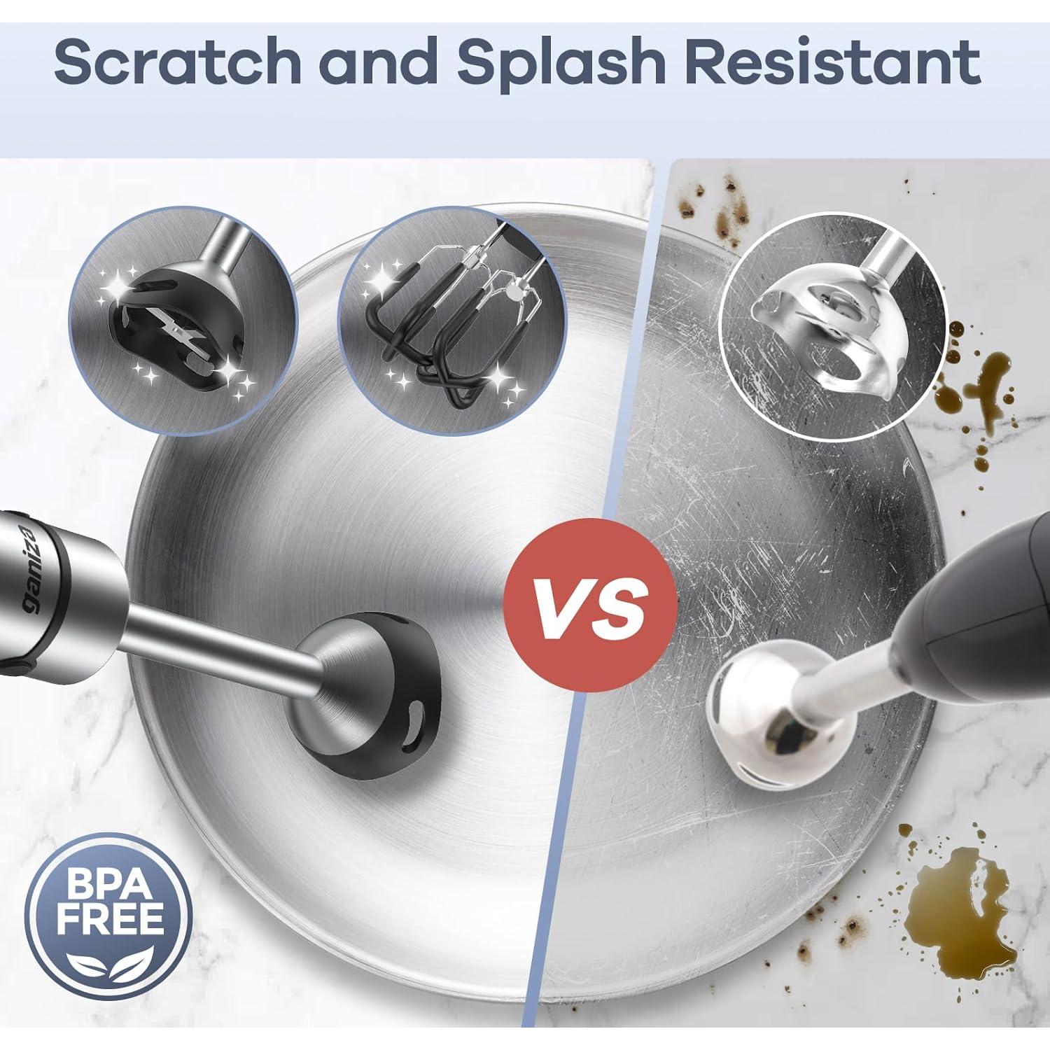 Batidora de Inmersión Ganiza GH10, 6 en 1, 15 Velocidades