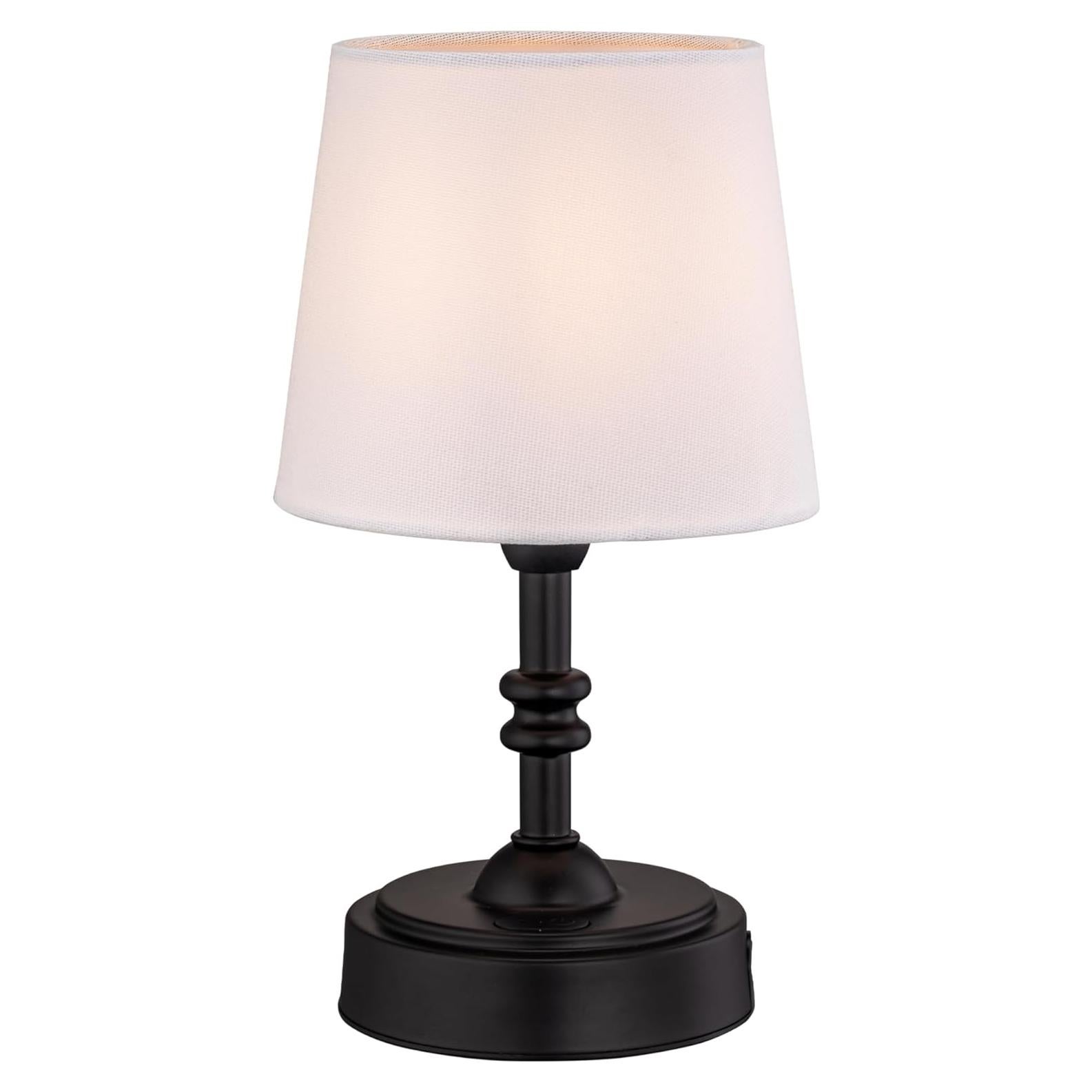 Lámpara de Mesa LED O'Bright Seraph Mini Recargable Negra