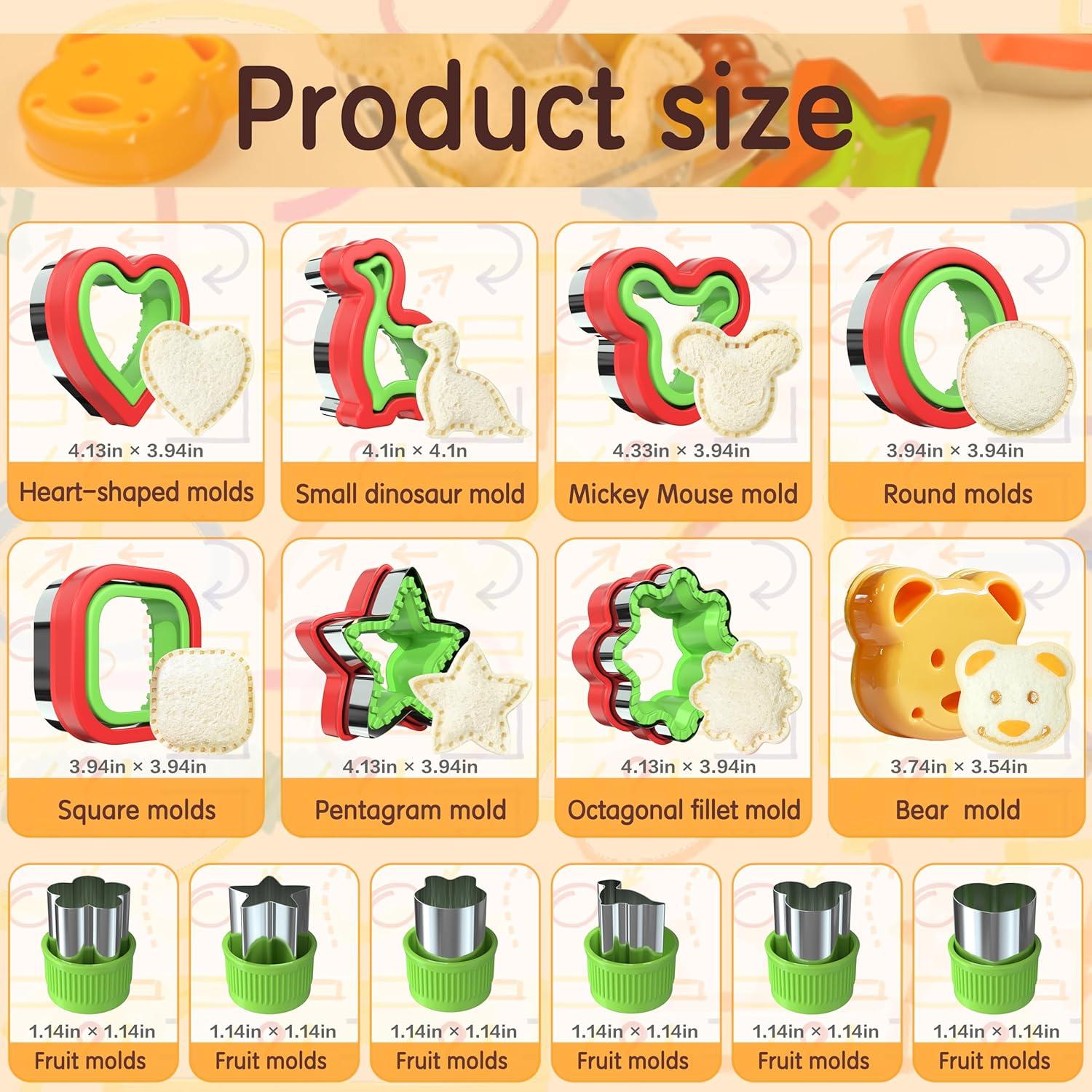 Cortadores de Galletas de Navidad 14 Pcs AKHMLEF Acero Inoxidable