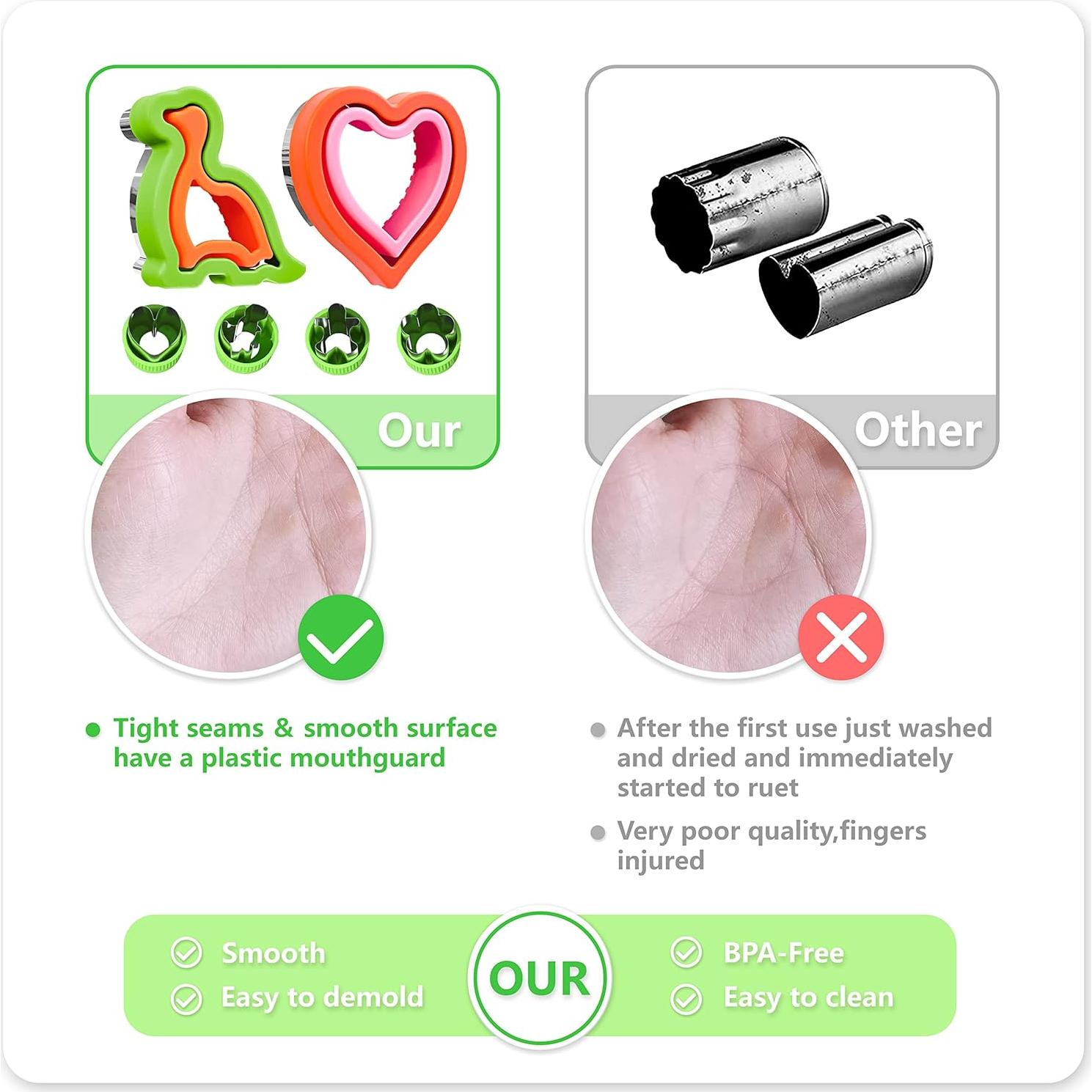 Cortadores de Galletas de Navidad 14 Pcs AKHMLEF Acero Inoxidable