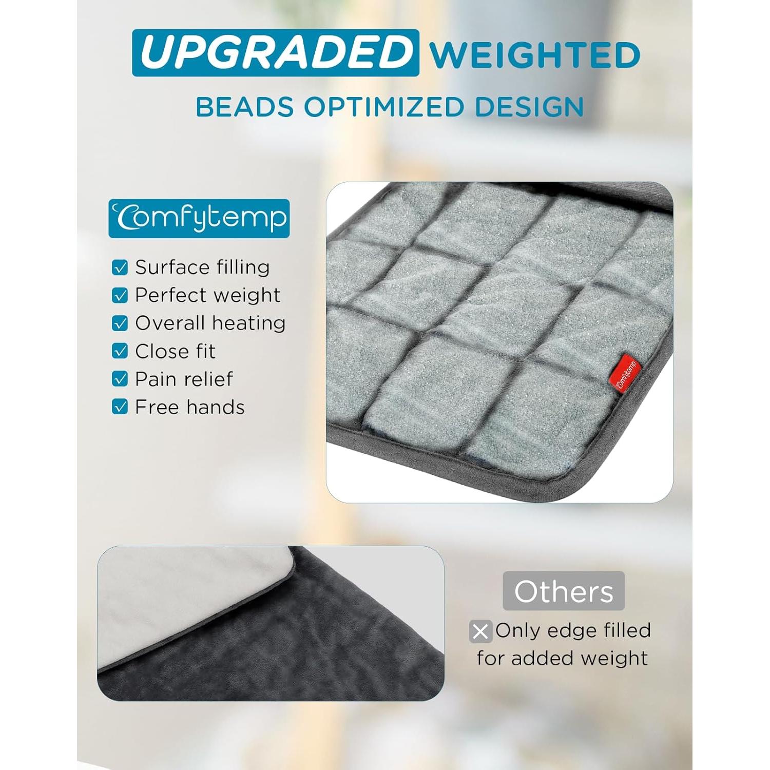 Almohadilla Térmica Eléctrica Comfytemp 30x60cm 1kg 9 Niveles