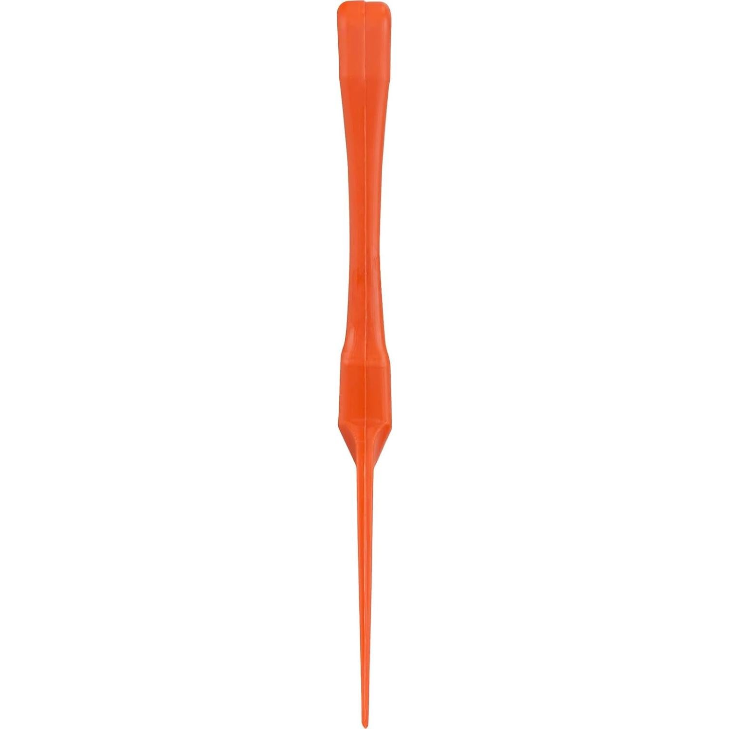 Raspador de Polipropileno SPARTA para Alimentos Naranja 19.87x7.62cm