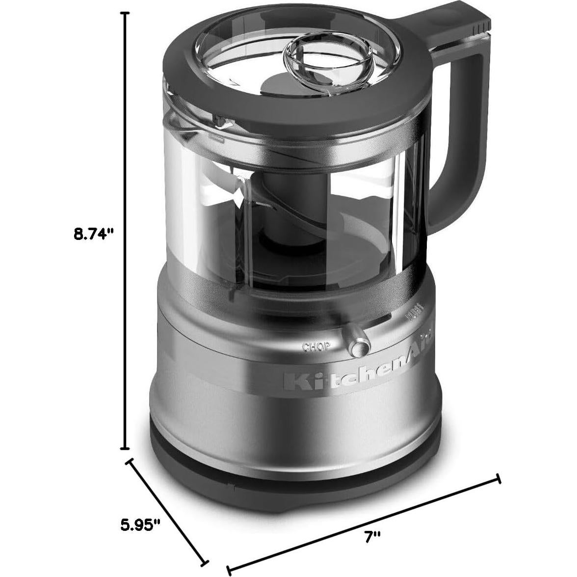 Picadora de Alimentos KitchenAid KFC3516CU 3.5 Tazas Plata