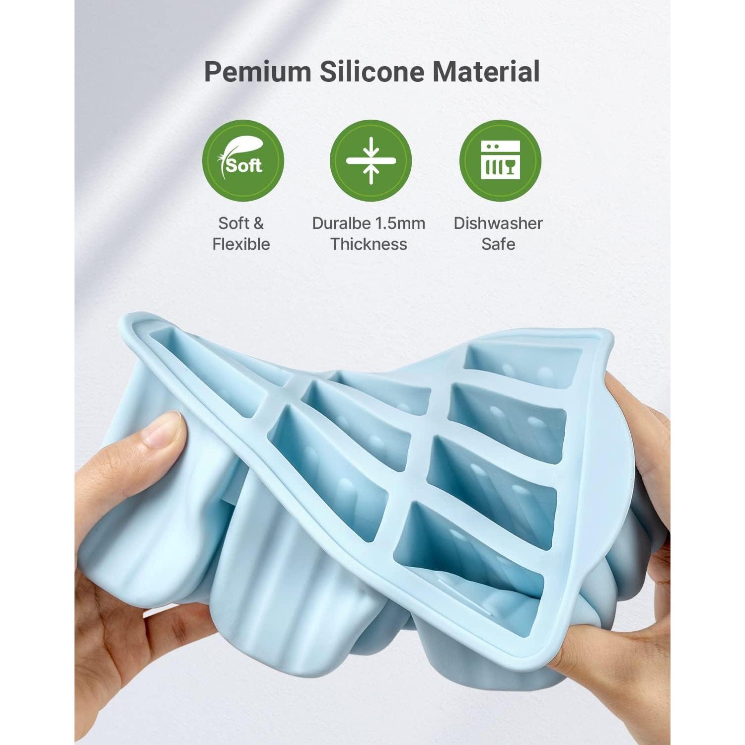 Moldes de Paletas MEETRUE 12 Cavidades Silicona 90ml