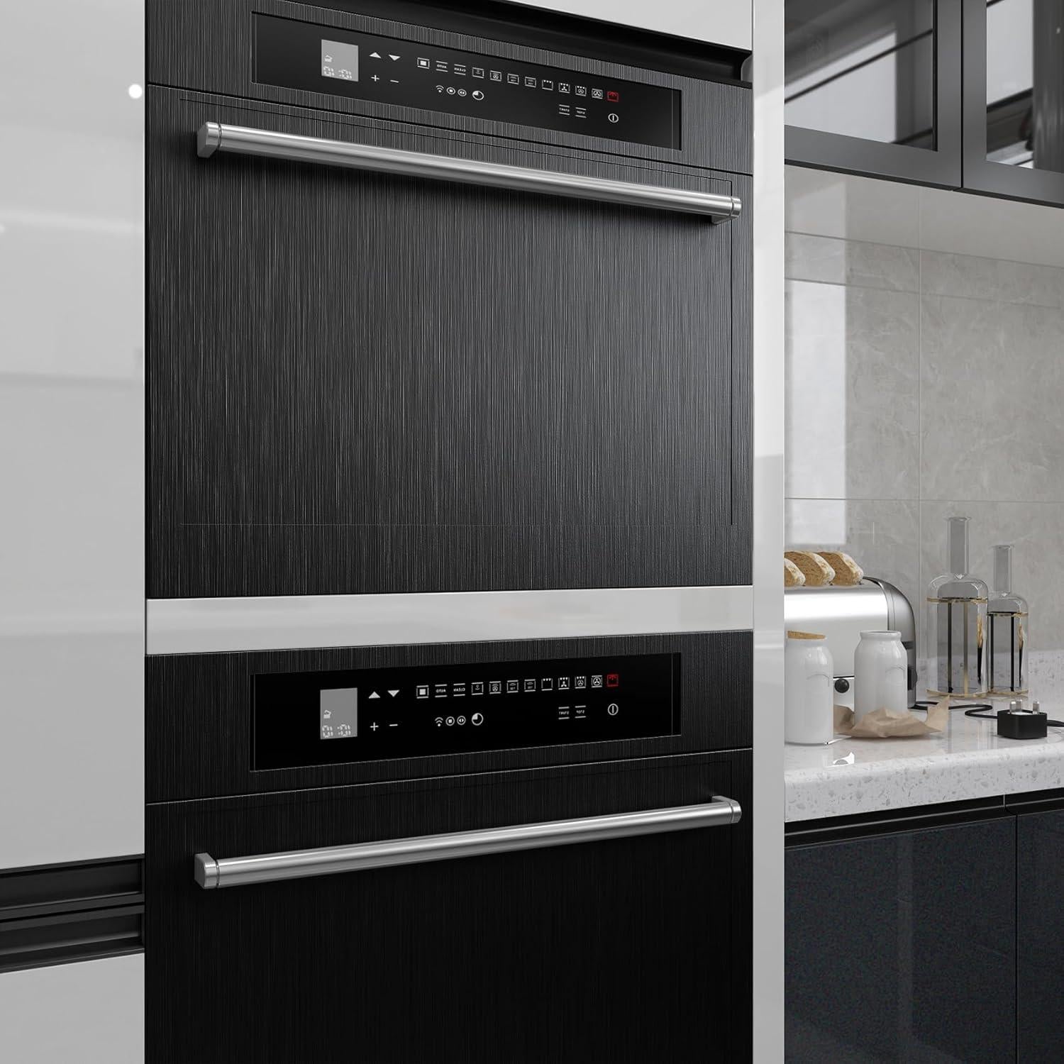 Papel Contacto Autoadhesivo Livelynine Acero Inoxidable Negro 40x200cm