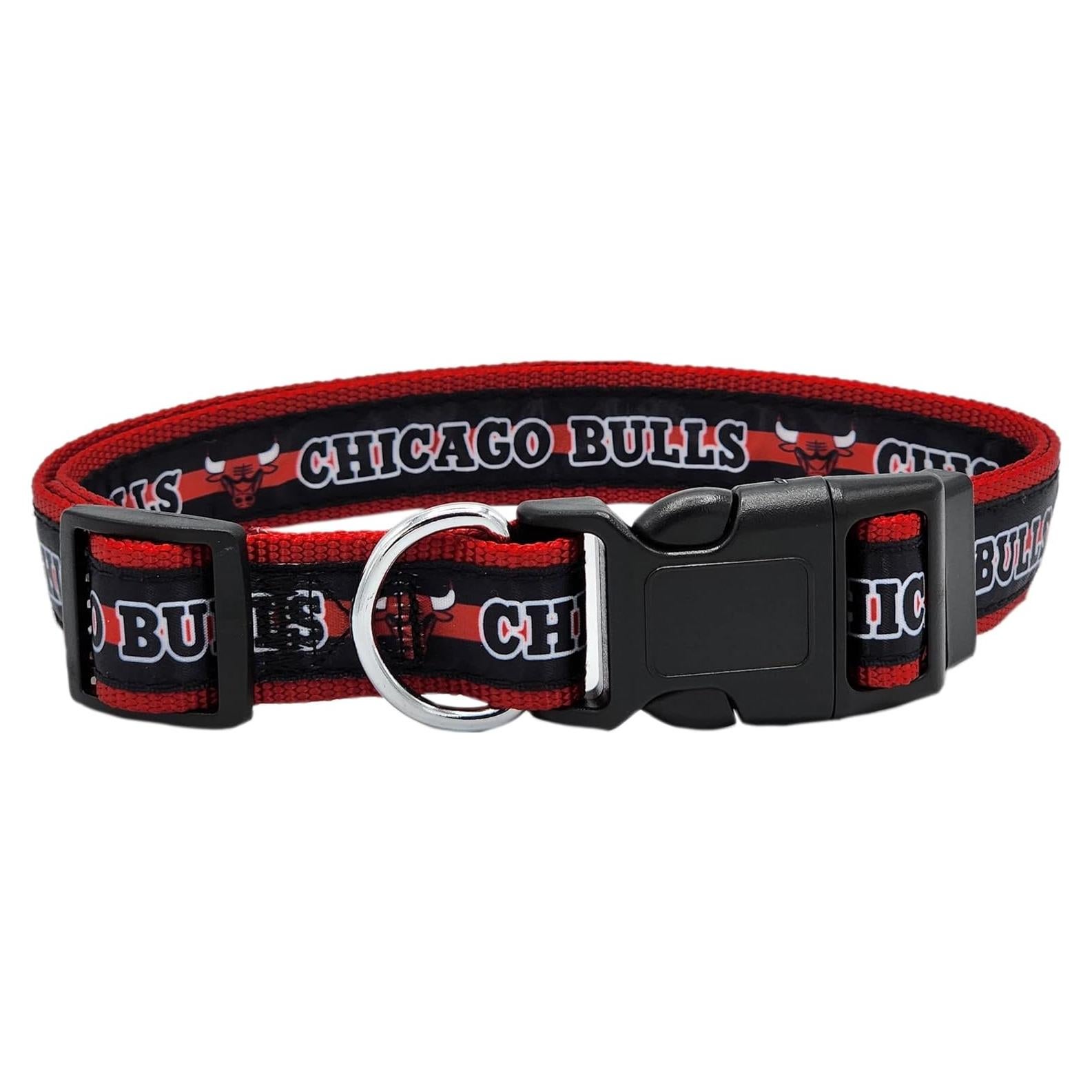 Collar para Mascotas Pets First NBA Chicago Bulls Mediano