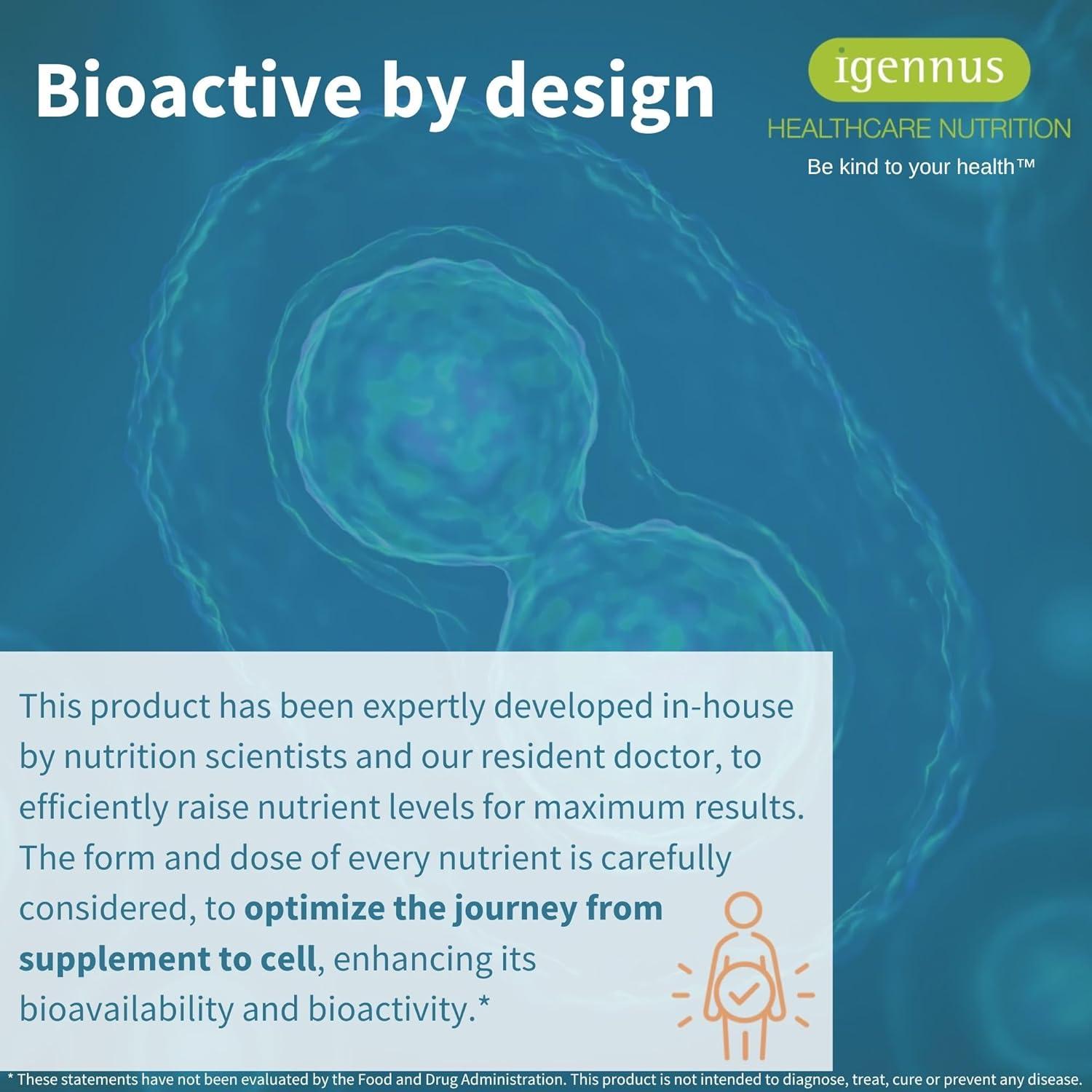 Multivitamina Metilada para Mujeres Igennus 60 Tabletas