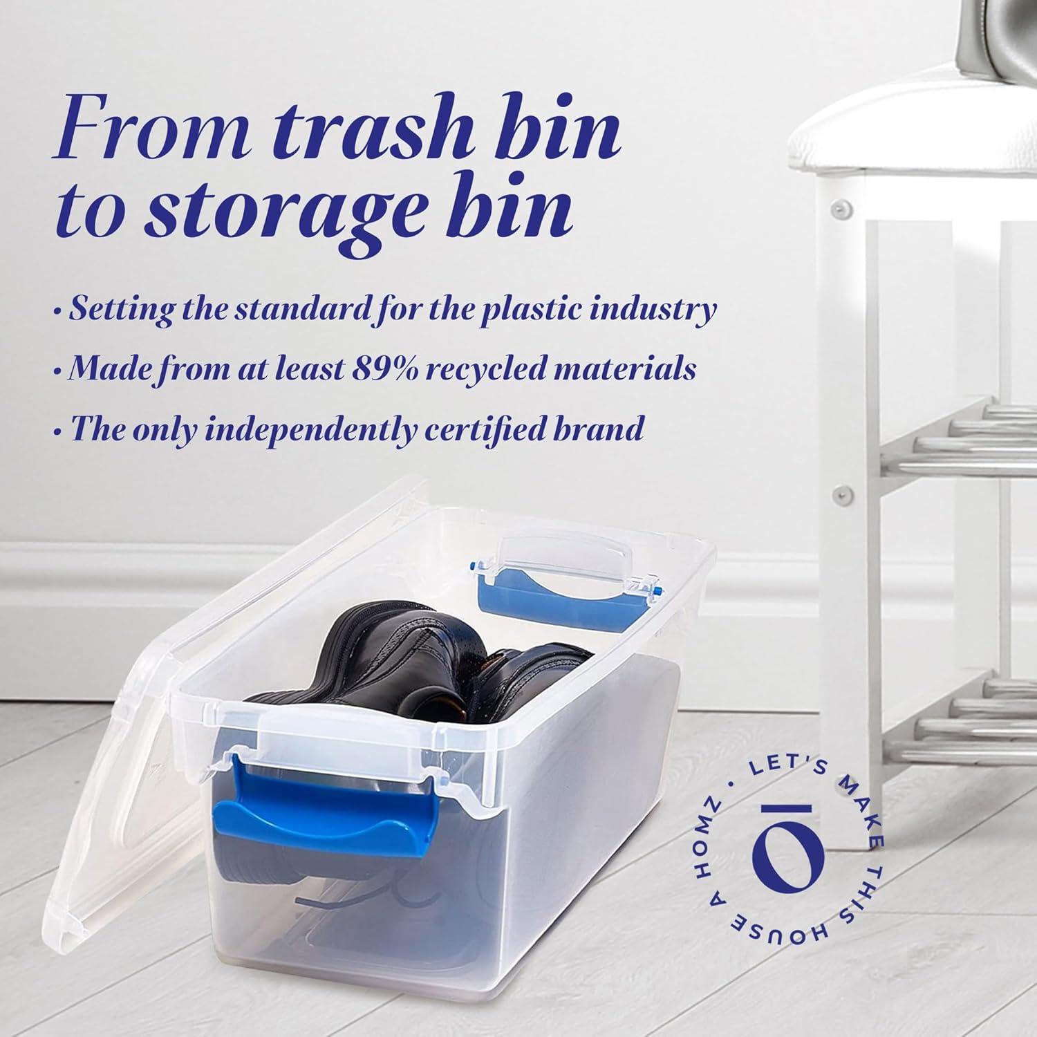 Contenedores de Almacenamiento HOMZ 5-Pack 7.1L Azul