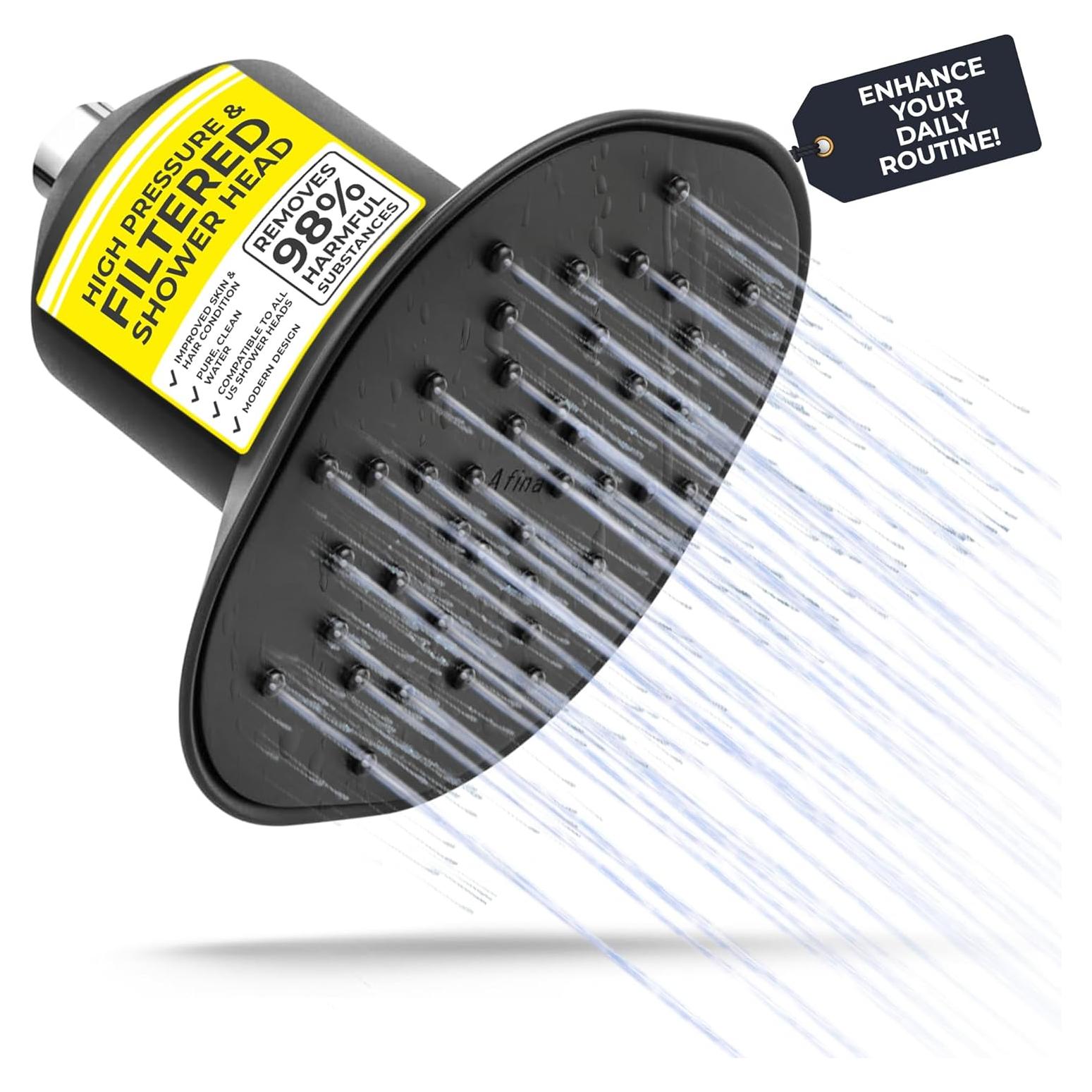 Cabezal de Ducha Filtrado Afina | Alta Presión 1.83kg