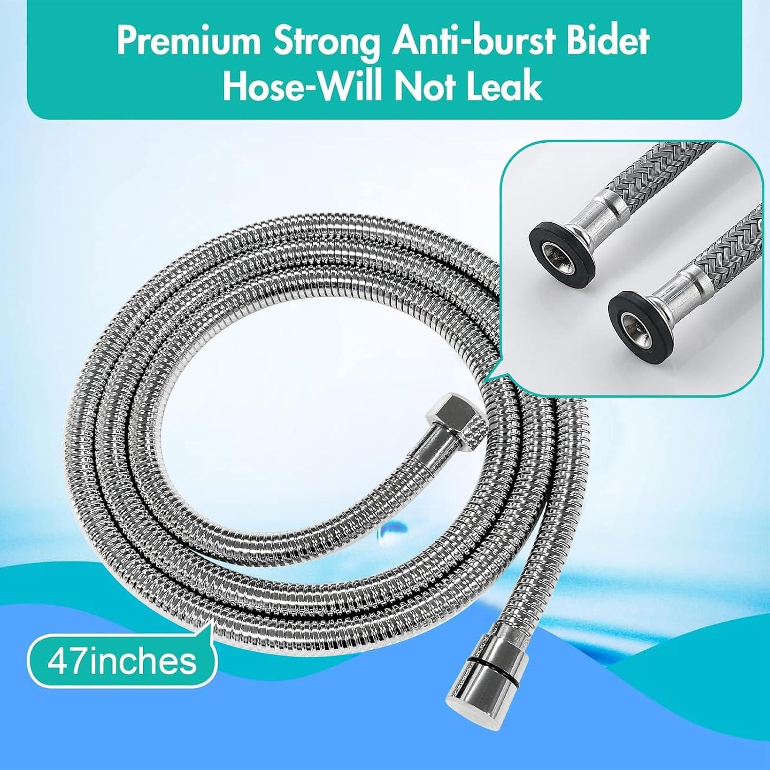 Bidet Pulverizador de Mano BARROCK con Manguera Ajustable Cromo