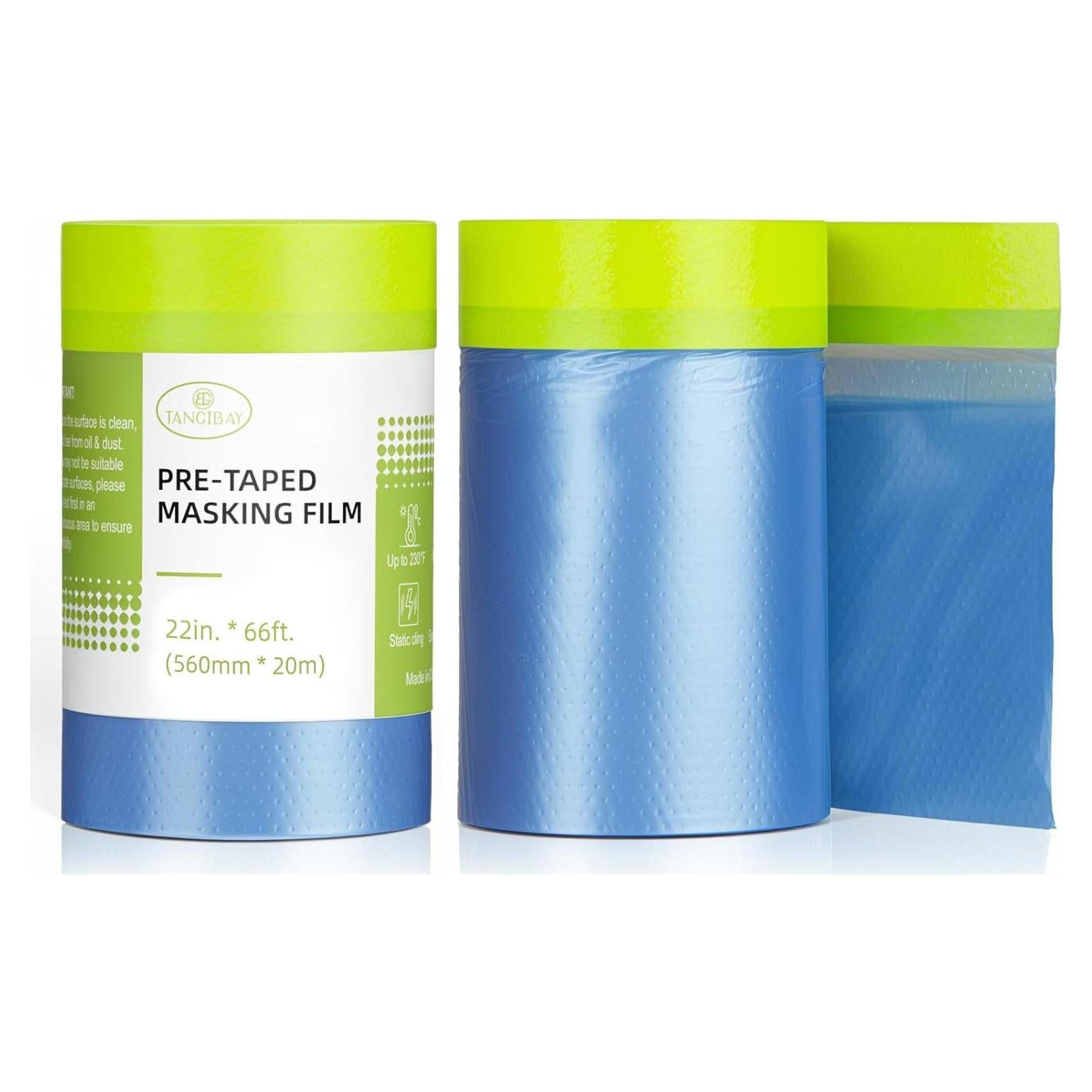 Película de Enmascarar Pre-Cinta Tangibay 55.88 cm x 20.12 m