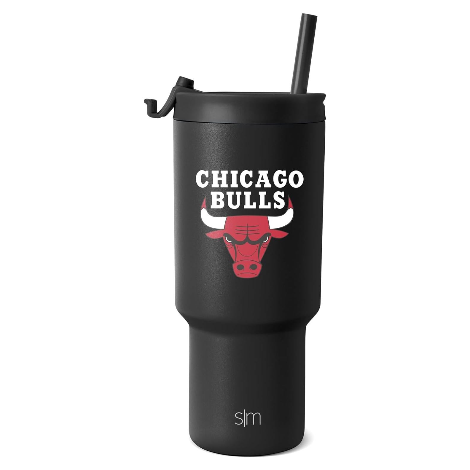 Vaso Térmico Simple Modern 887ml Chicago Bulls con Tapa