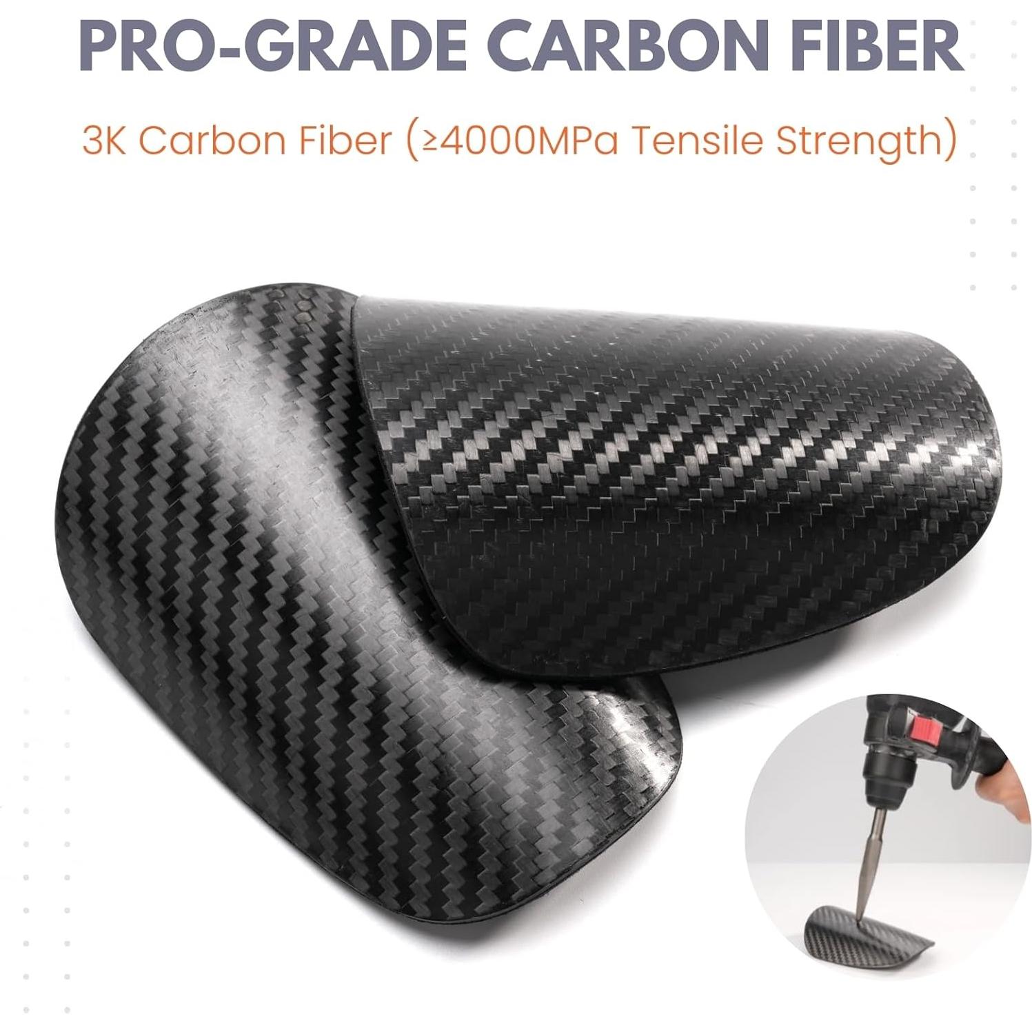 Espinilleras de Fútbol LIGVIV G01 Fibra de Carbono Mini