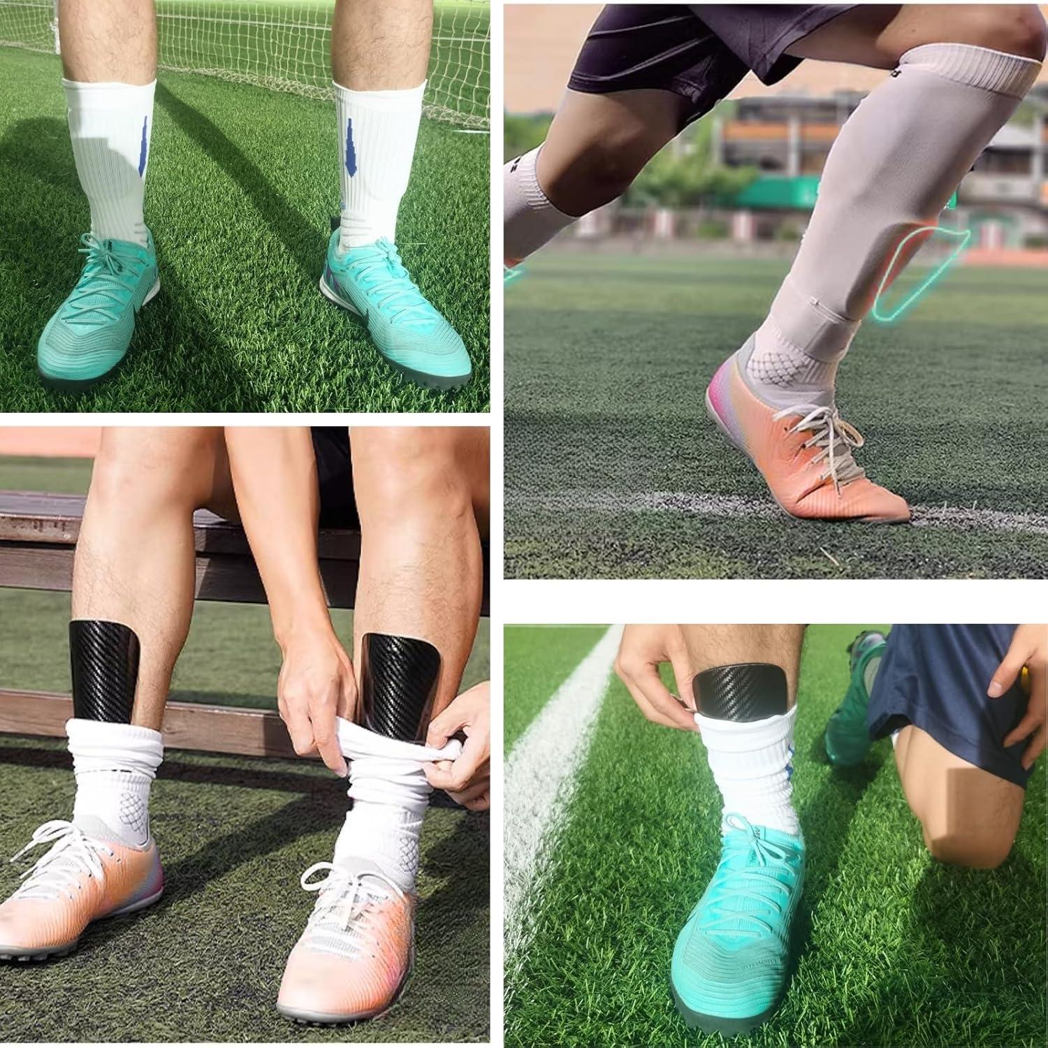 Espinilleras de Fútbol LIGVIV G01 Fibra de Carbono Mini