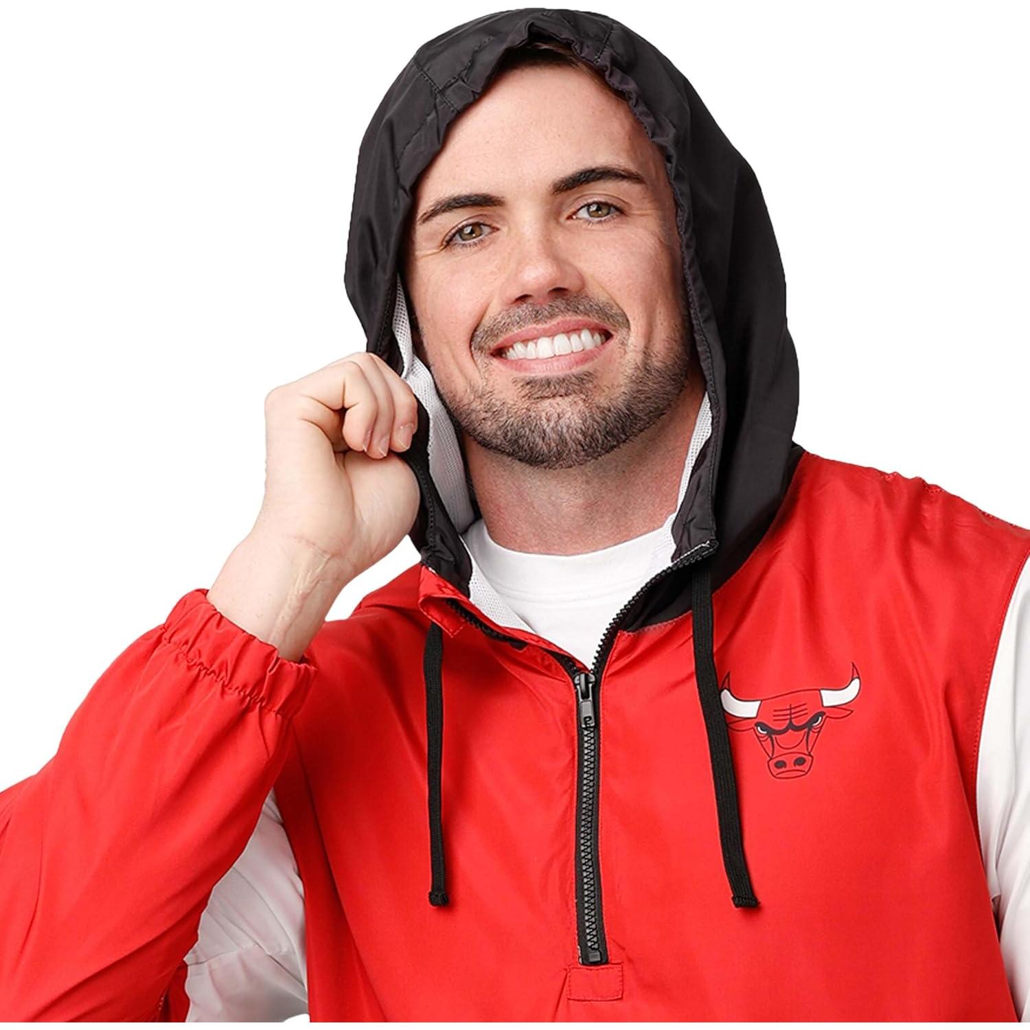 Chaqueta cortavientos FOCO NBA Chicago Bulls X-Large