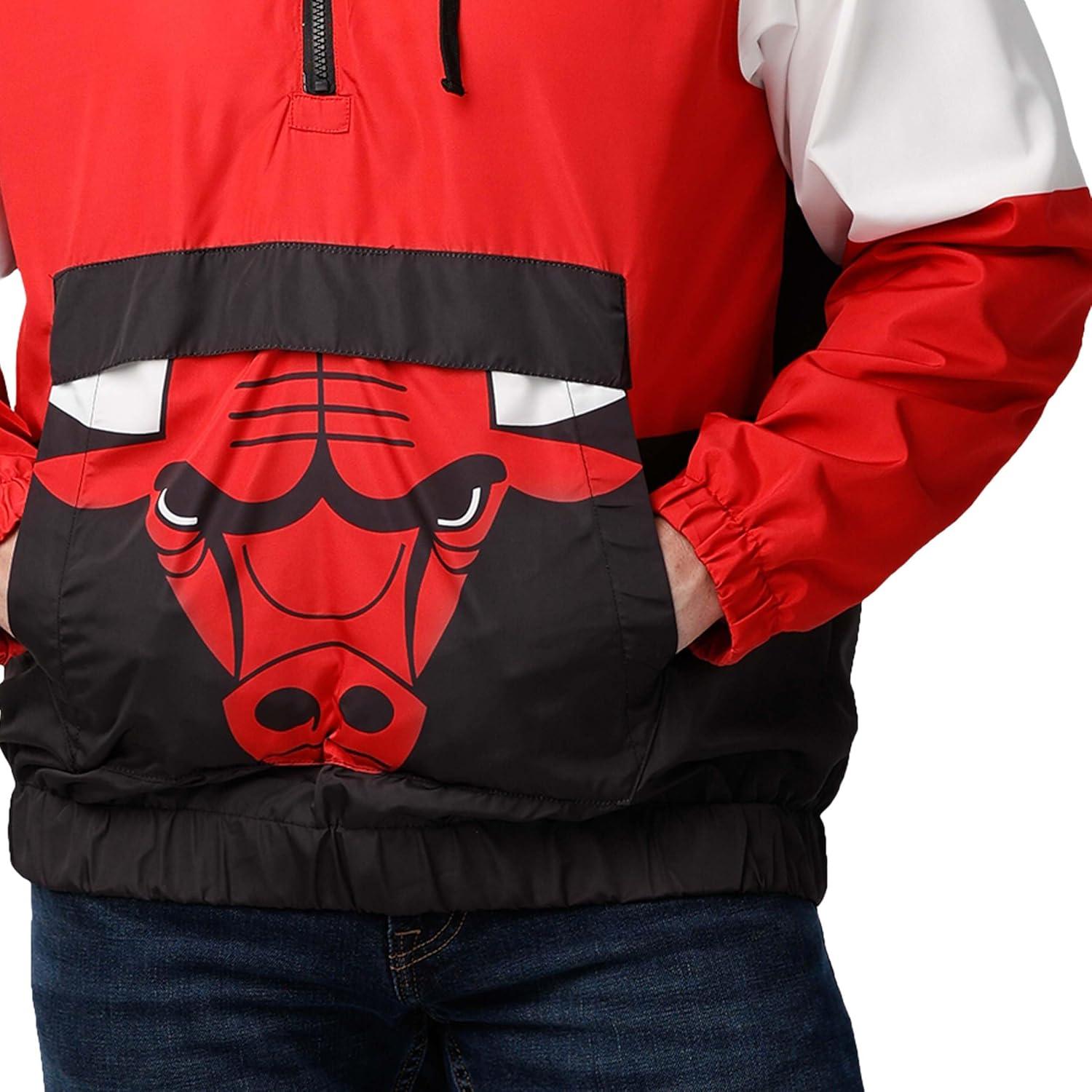 Chaqueta cortavientos FOCO NBA Chicago Bulls X-Large