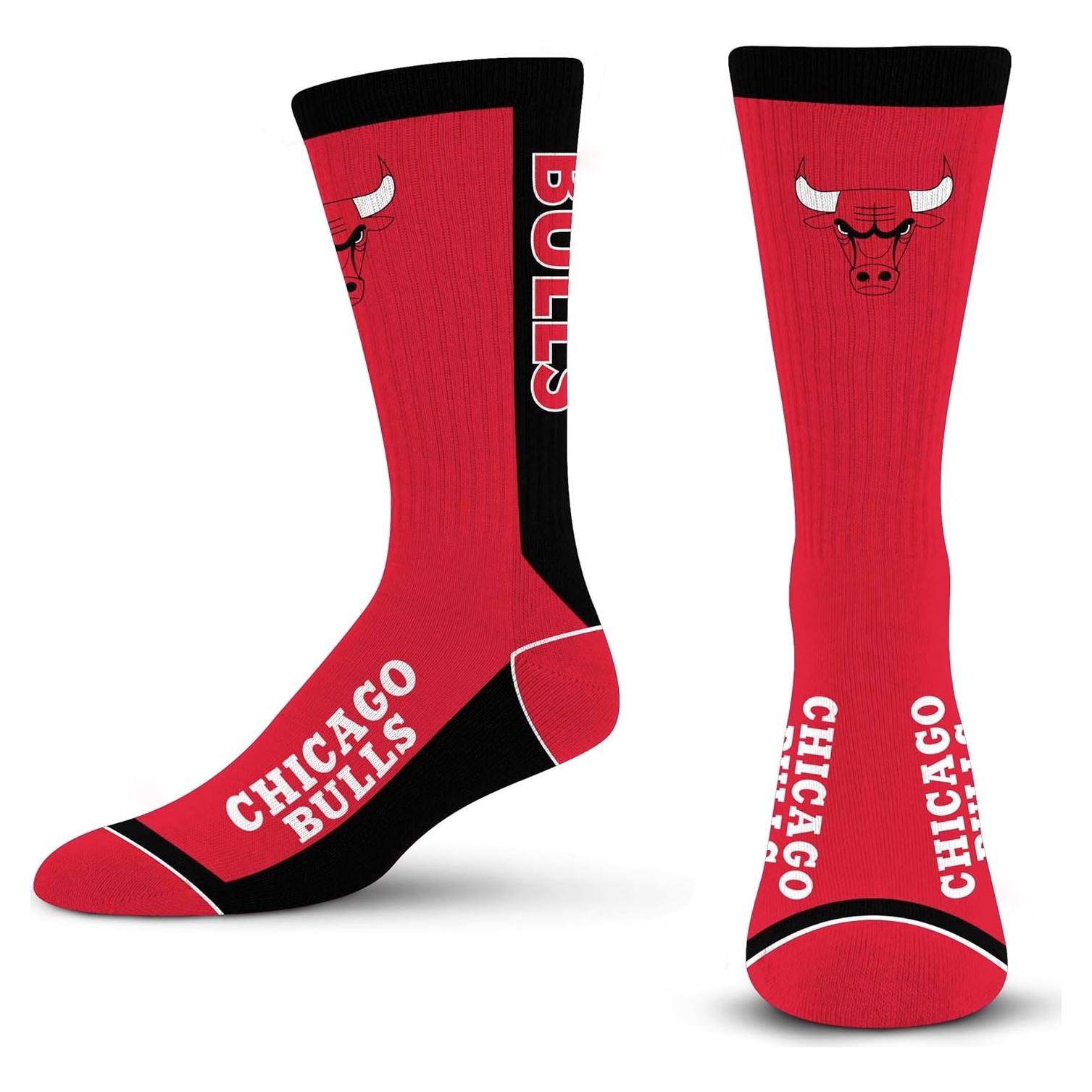Calcetines Crew NBA Chicago Bulls For Bare Feet Talla Grande