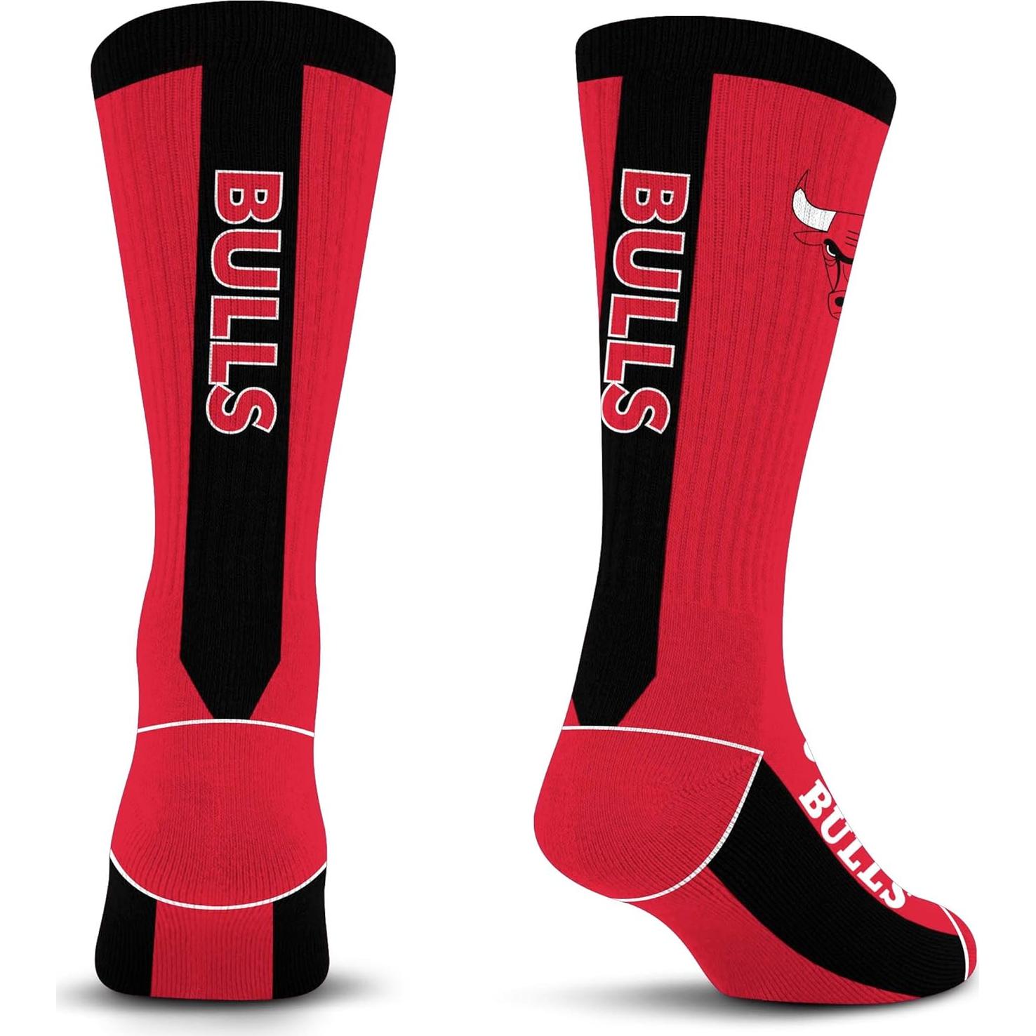 Calcetines Crew NBA Chicago Bulls For Bare Feet Talla Grande
