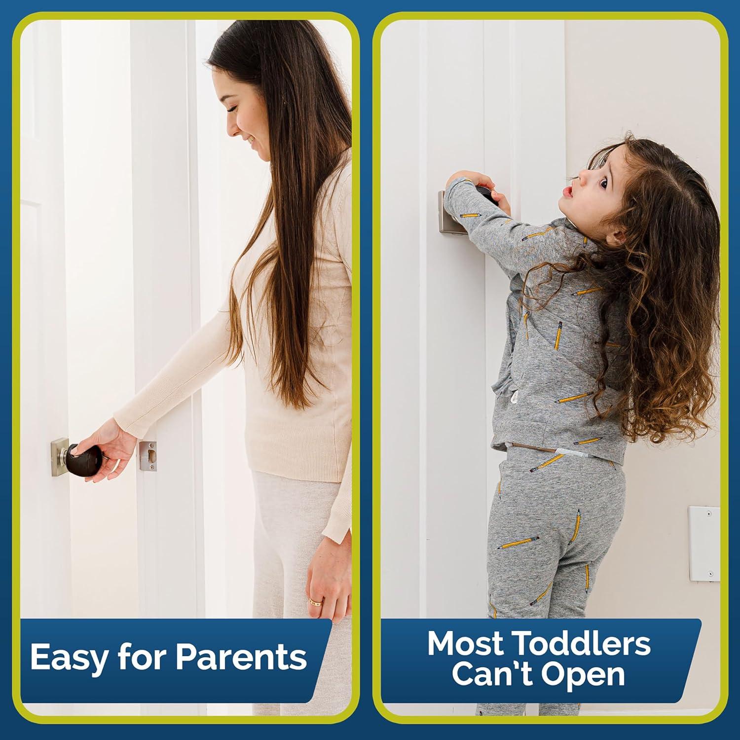 Cubiertas de Perilla de Puerta de Seguridad Wappa Baby - 4 Piezas