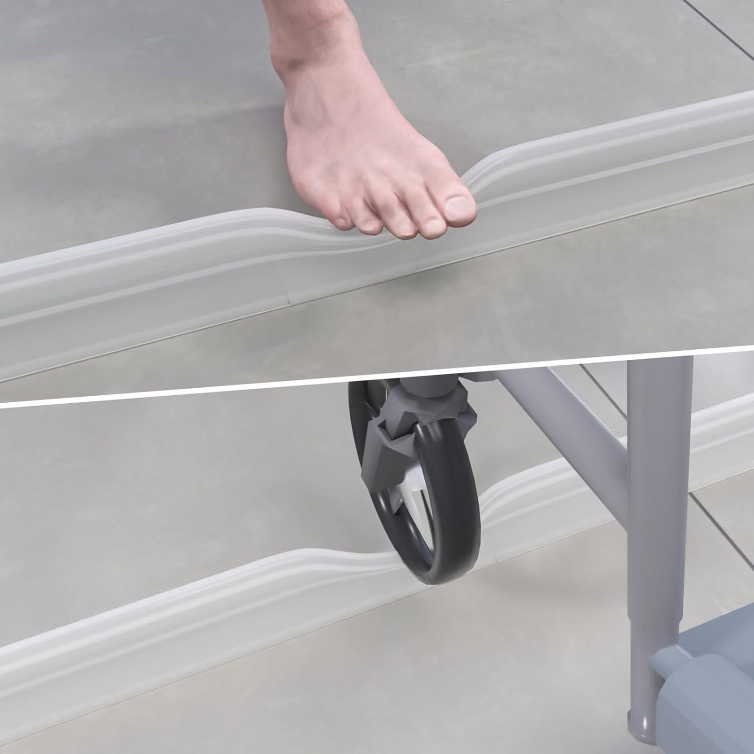 Umbral de Ducha Colapsable Duzzy 99 cm Transparente