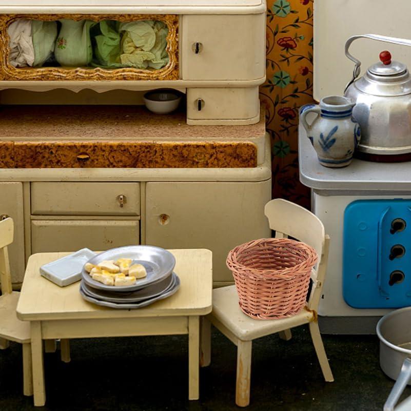 5 Mini Cestas Tejidas EXCEART para Decoración y Dulces