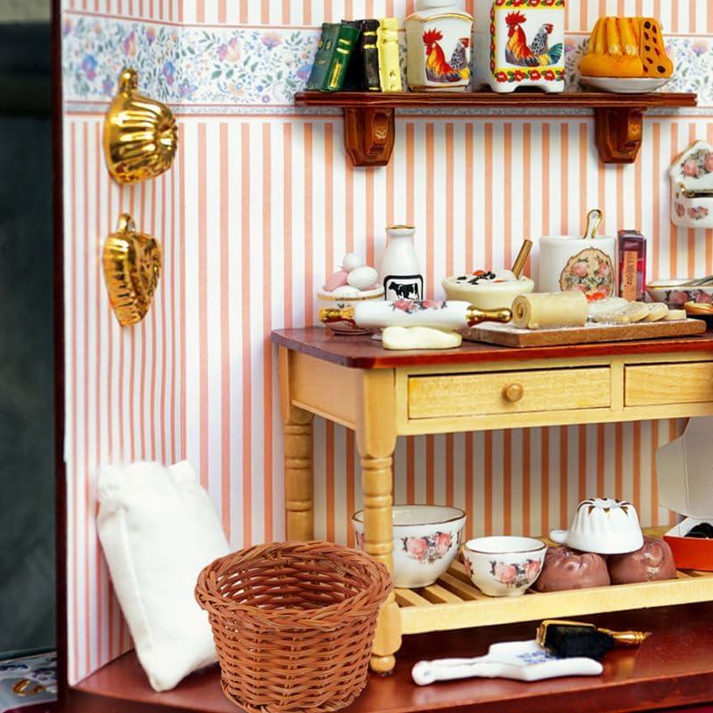 5 Mini Cestas Tejidas EXCEART para Decoración y Dulces