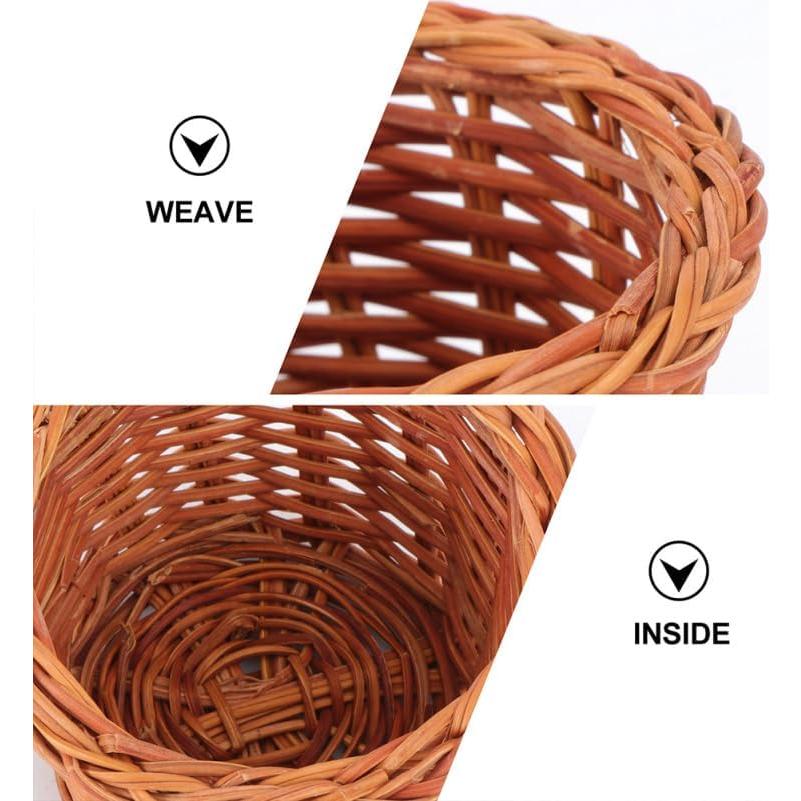 5 Mini Cestas Tejidas EXCEART para Decoración y Dulces