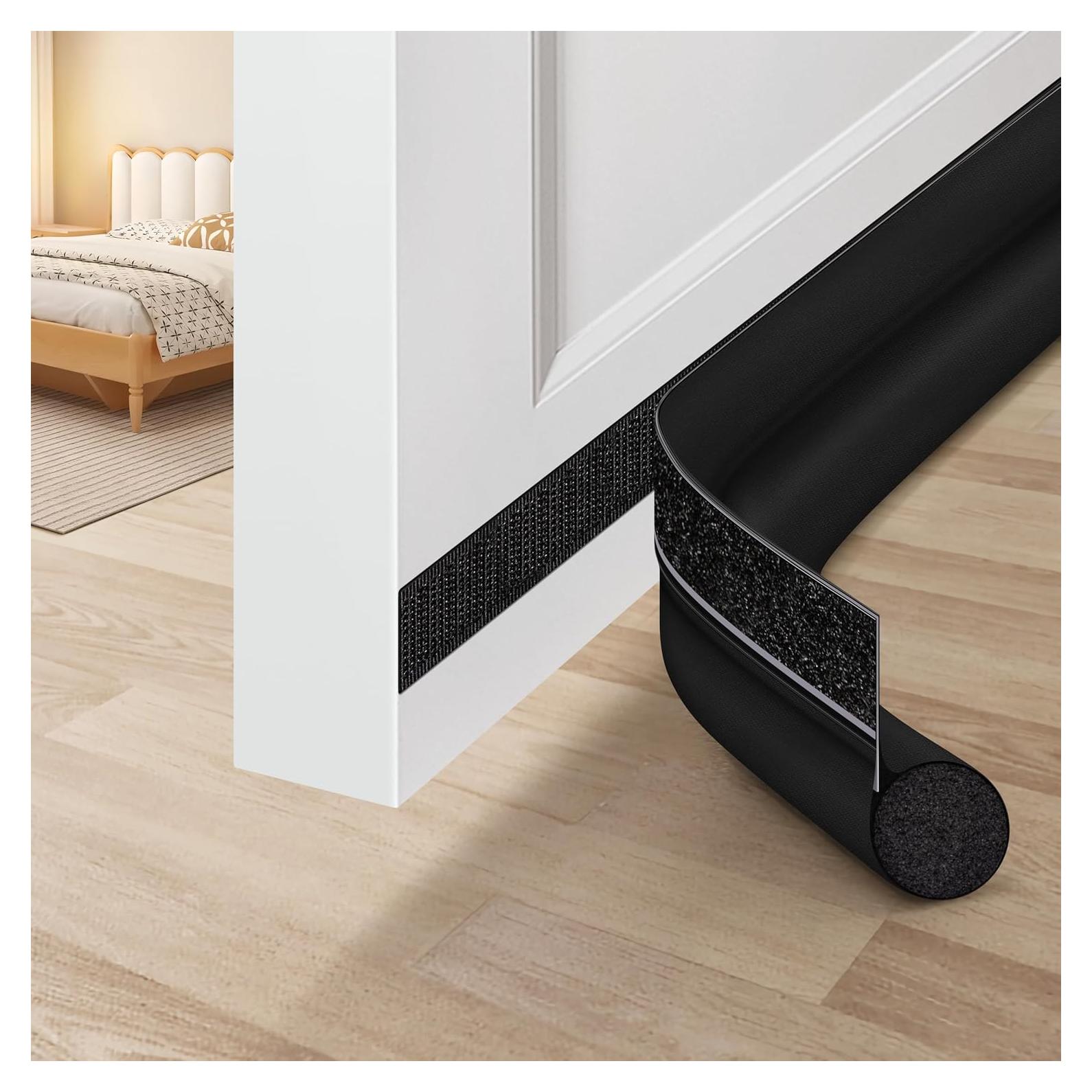 Tapón para Corrientes de Aire MAXTID 91 cm Negro Ajustable