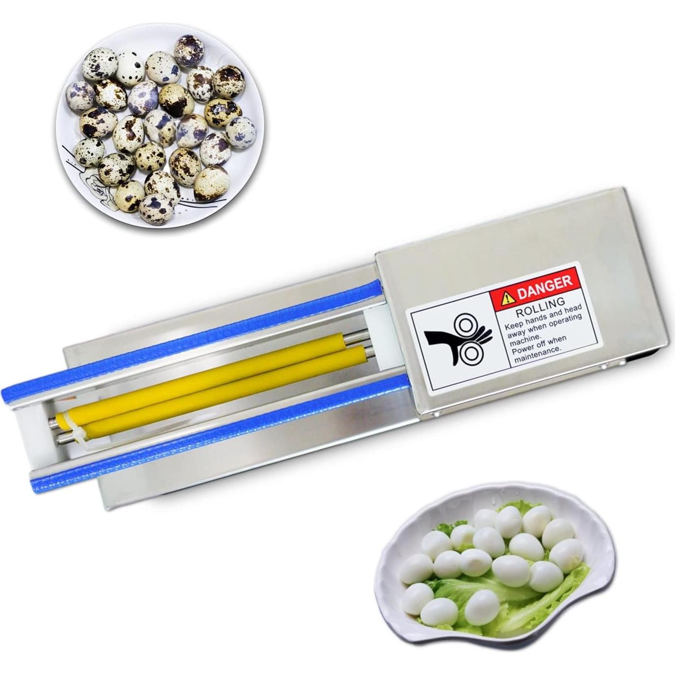 Peladora de Huevos de Codorniz MSSVIGING 18W Acero Inoxidable