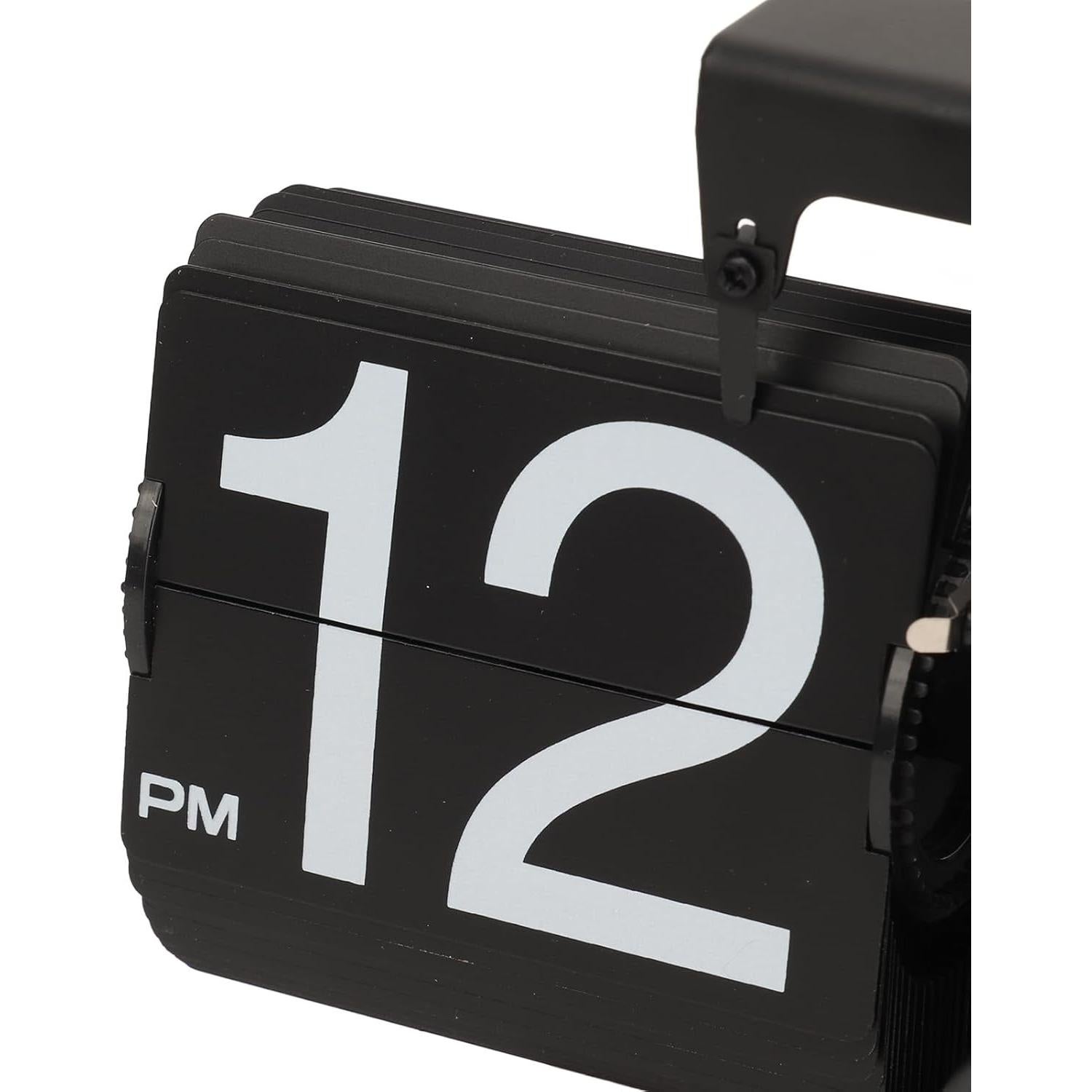 Reloj de Mesa Dpofirs Retro Digital Mecánico 14x20.5cm Negro