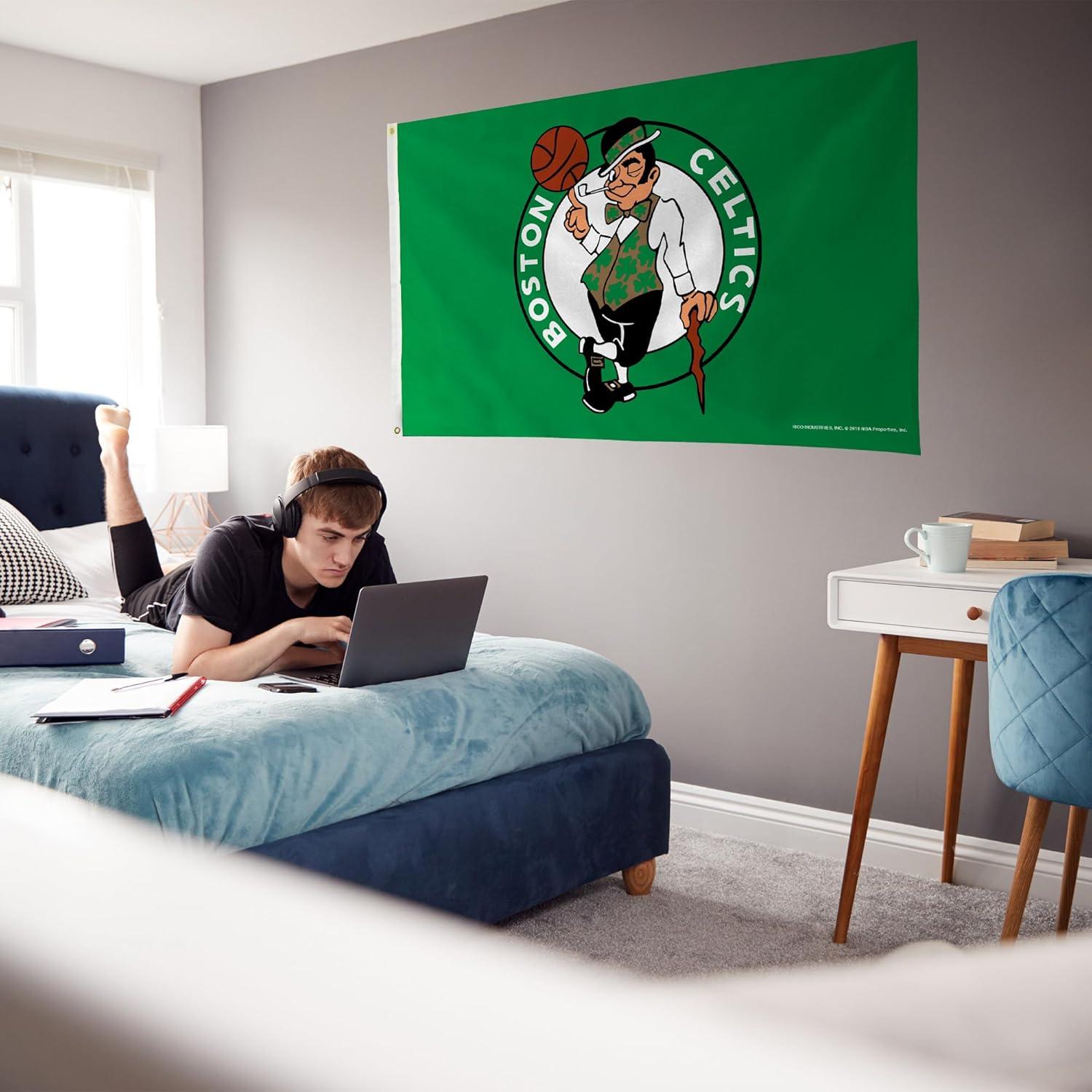 Bandera Boston Celtics Rico Industries 91x152 cm con Ojales