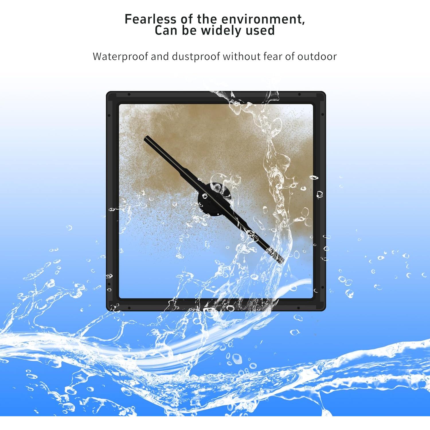 Ventilador Holográfico 3D GIWOX 45 cm WiFi 800P Alta Resolución