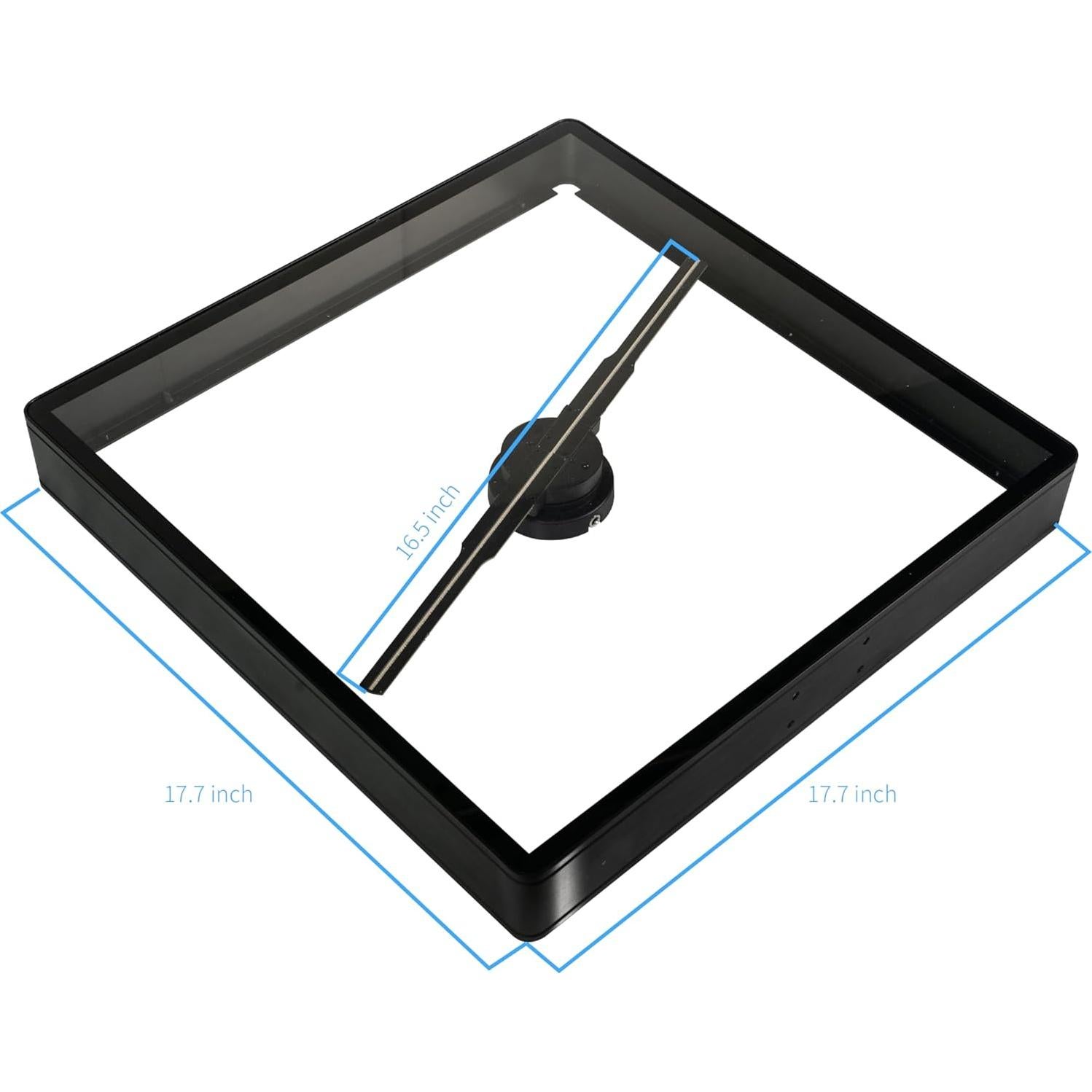 Ventilador Holográfico 3D GIWOX 45 cm WiFi 800P Alta Resolución