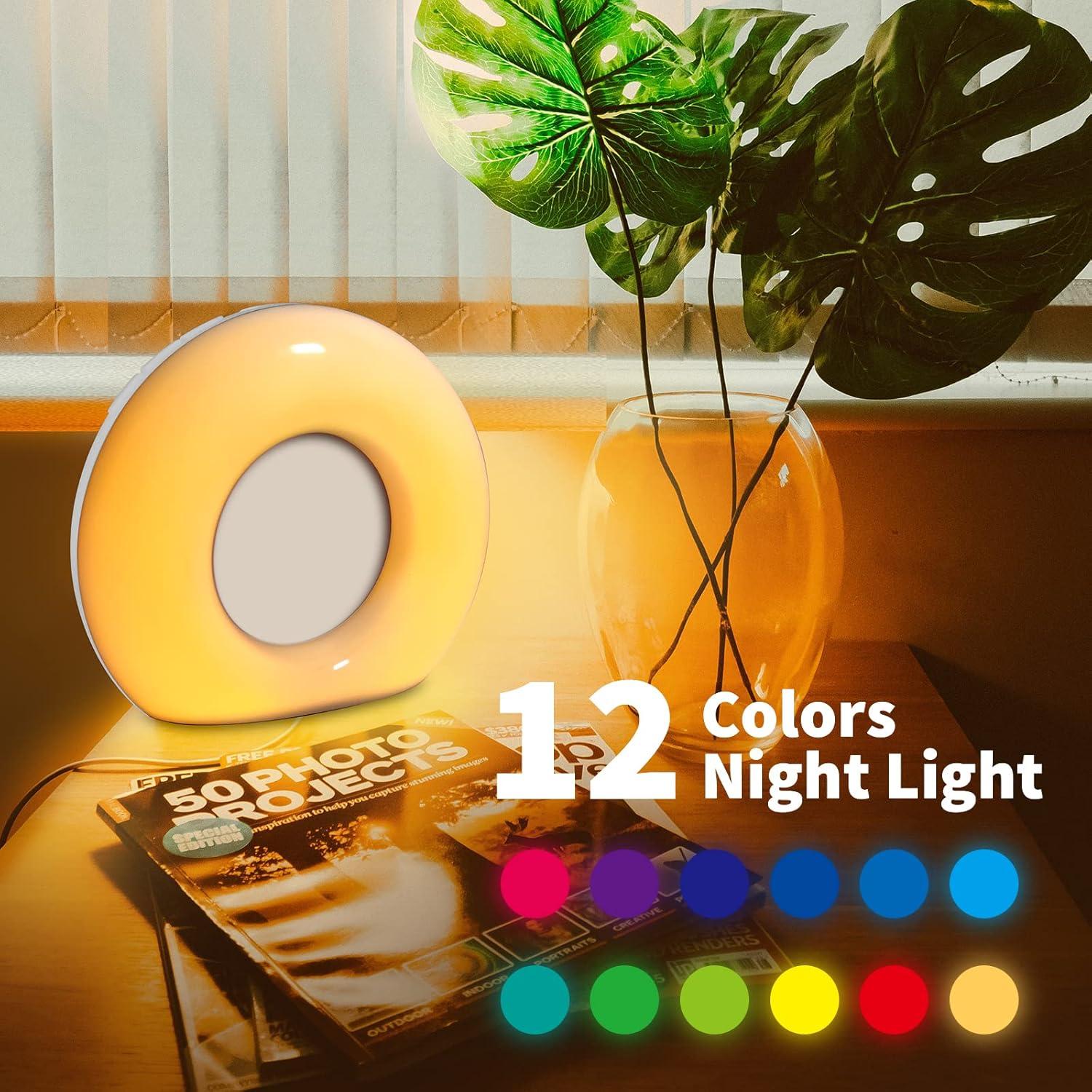 Máquina de Ruido Blanco DailyBody con 30 Sonidos y Luz Nocturna