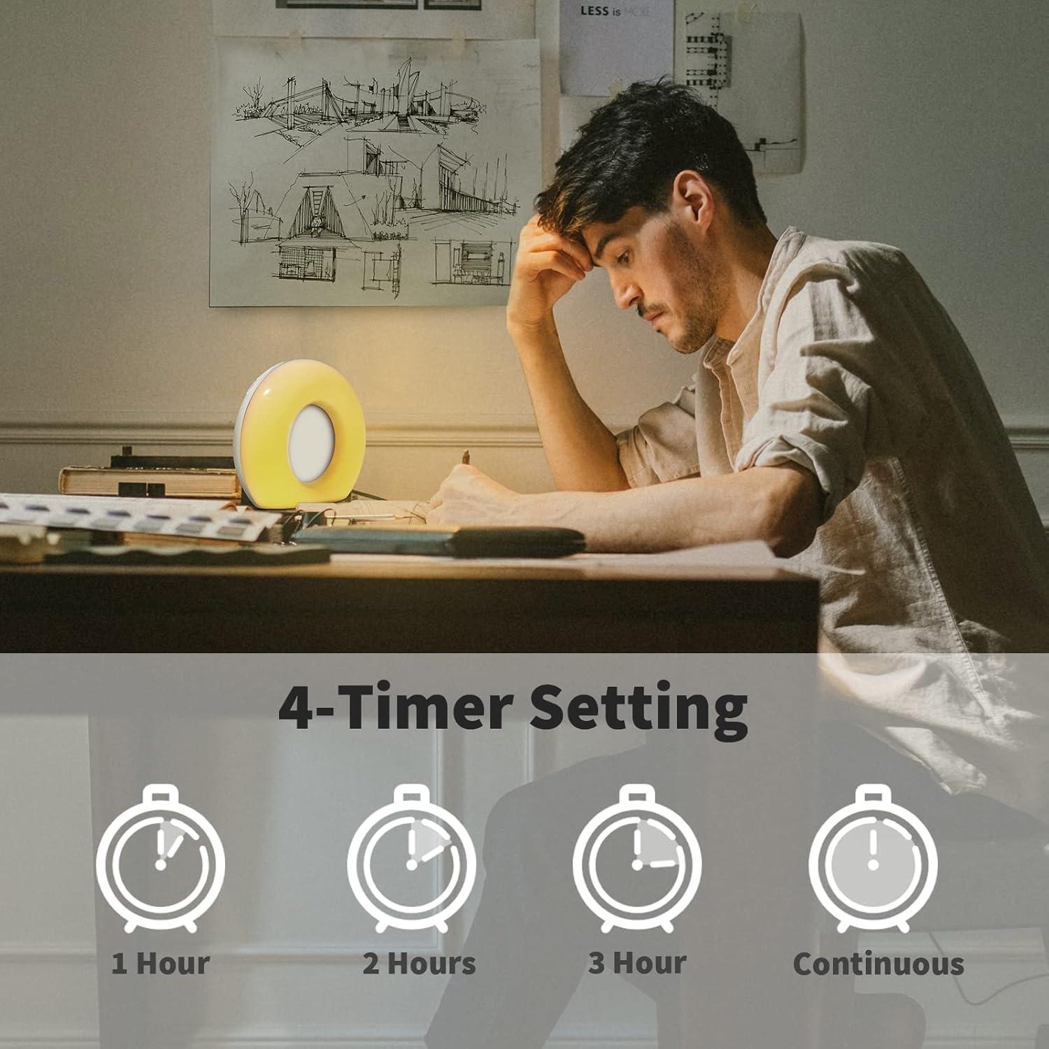 Máquina de Ruido Blanco DailyBody con 30 Sonidos y Luz Nocturna