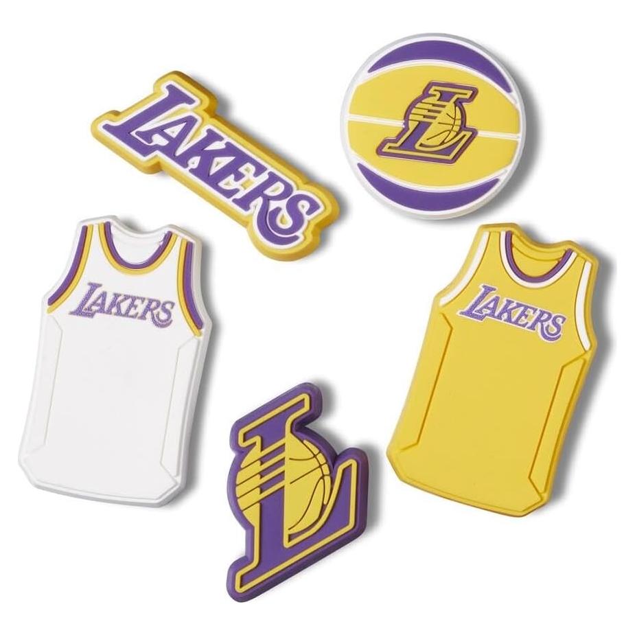 Jibbitz Charms Crocs NBA Los Angeles Lakers Paquete de 5