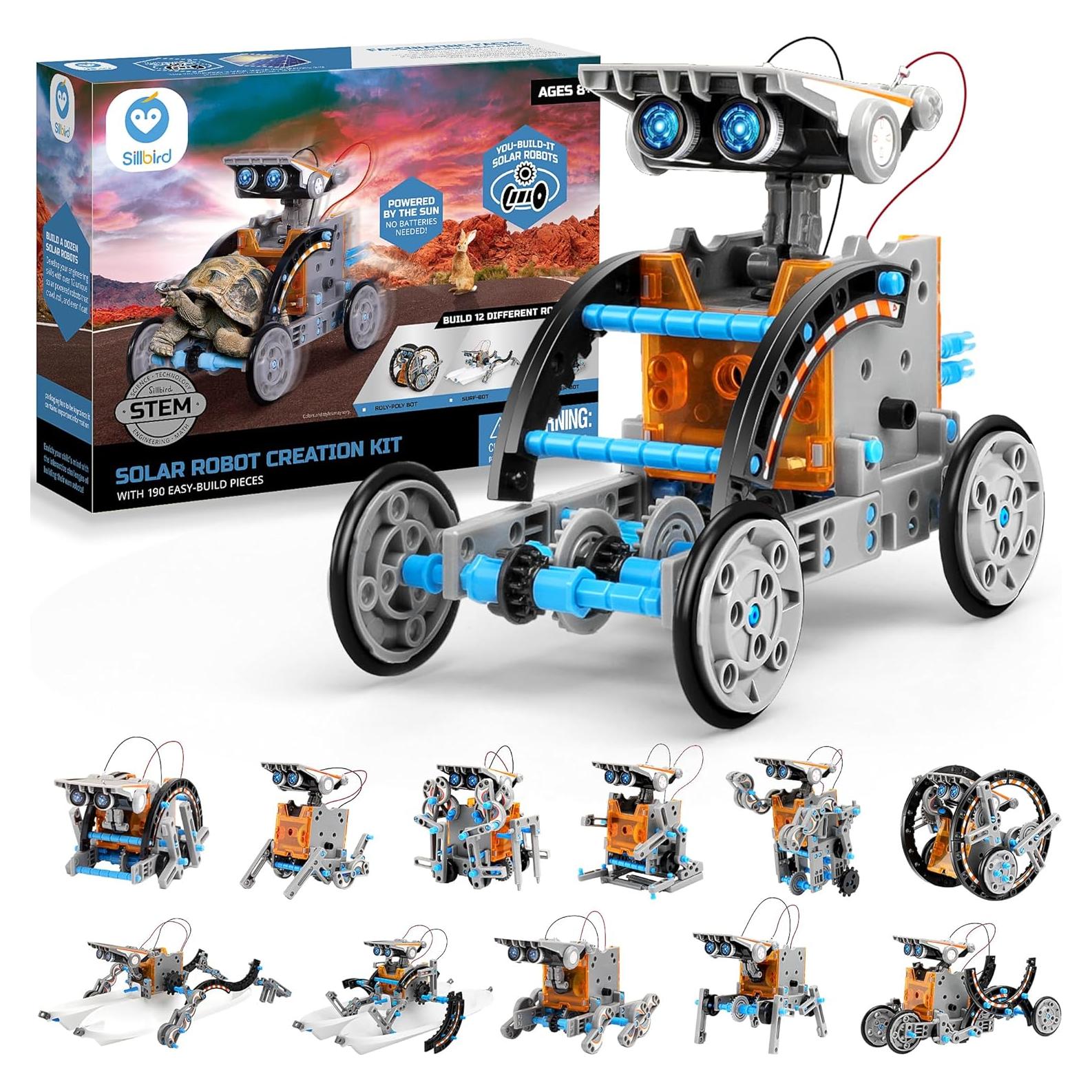 Sillbird Kit de Robot Solar 12 en 1 para Niños 8 a 13 Años