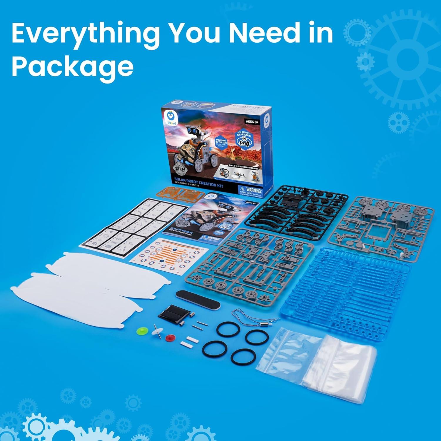 Sillbird Kit de Robot Solar 12 en 1 para Niños 8 a 13 Años