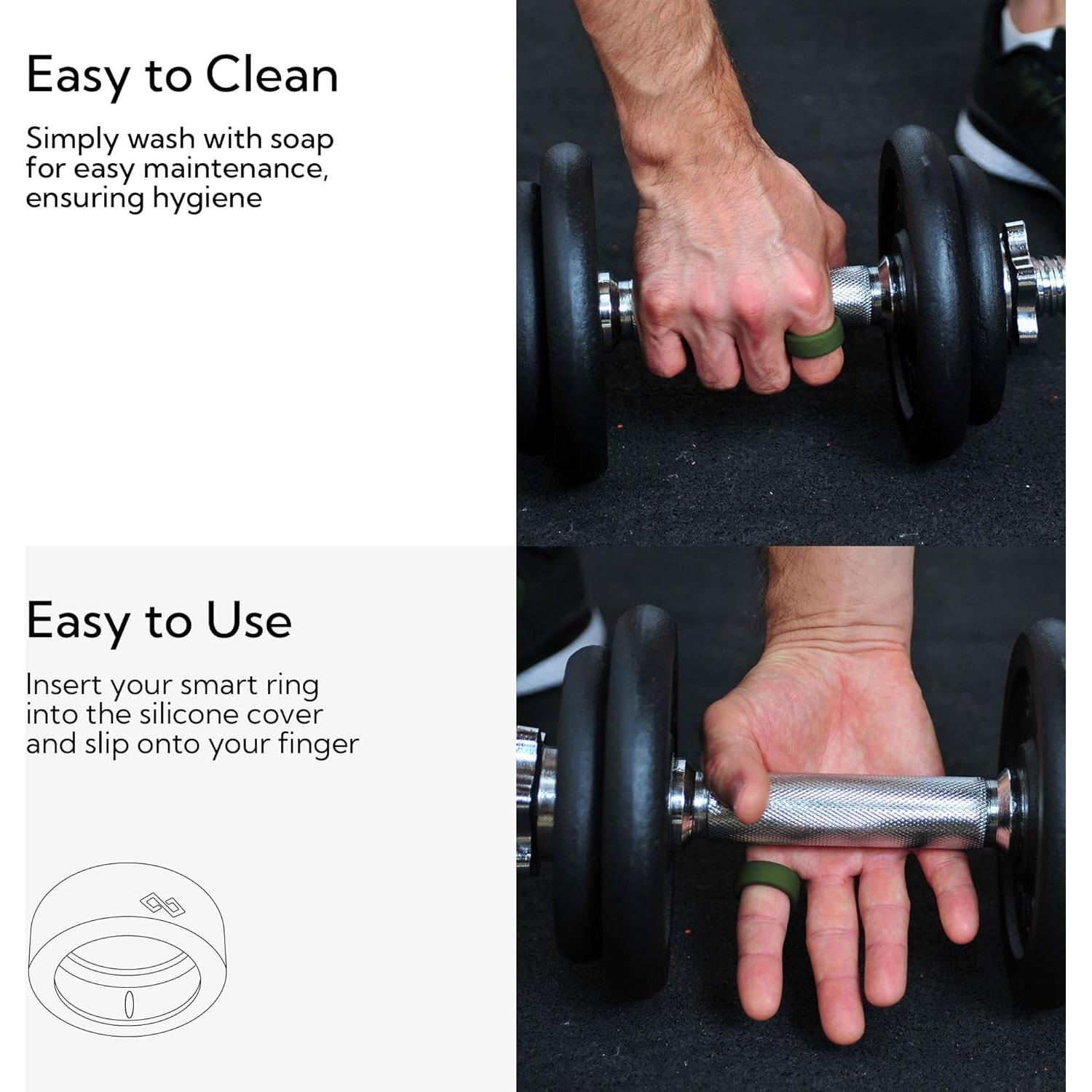 Protector de Anillo Inteligente Rinfit - Silicona Ajustable 7-8mm