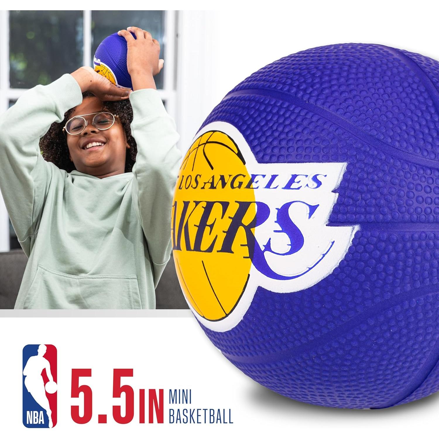 Balón de espuma mini NBA Franklin Sports Los Angeles Lakers