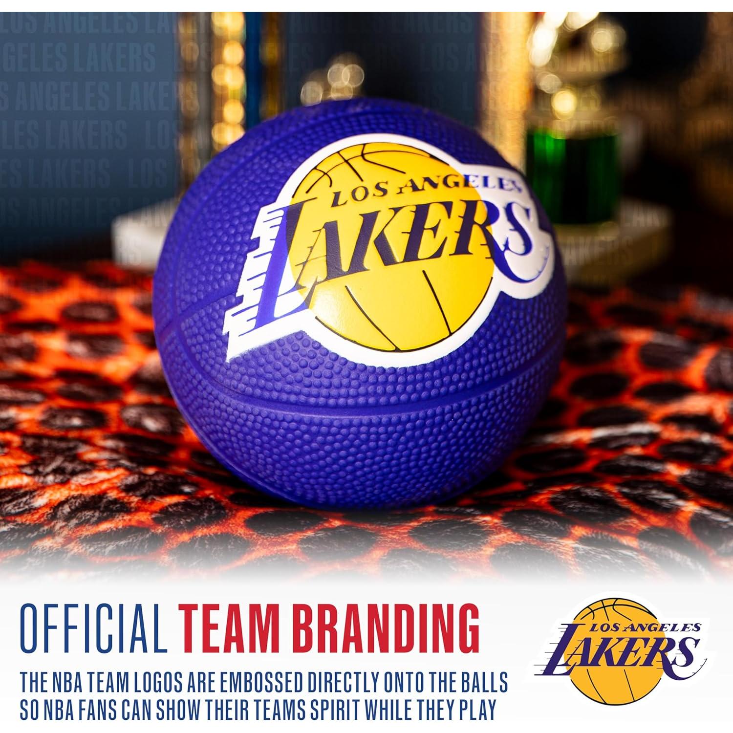 Balón de espuma mini NBA Franklin Sports Los Angeles Lakers