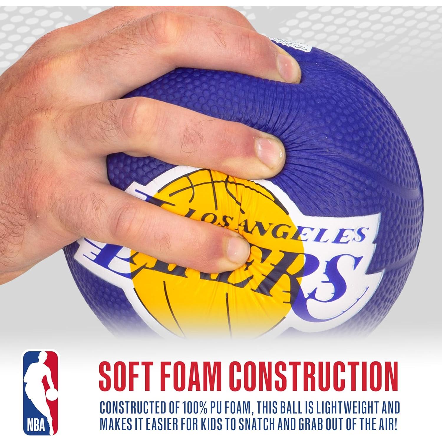 Balón de espuma mini NBA Franklin Sports Los Angeles Lakers