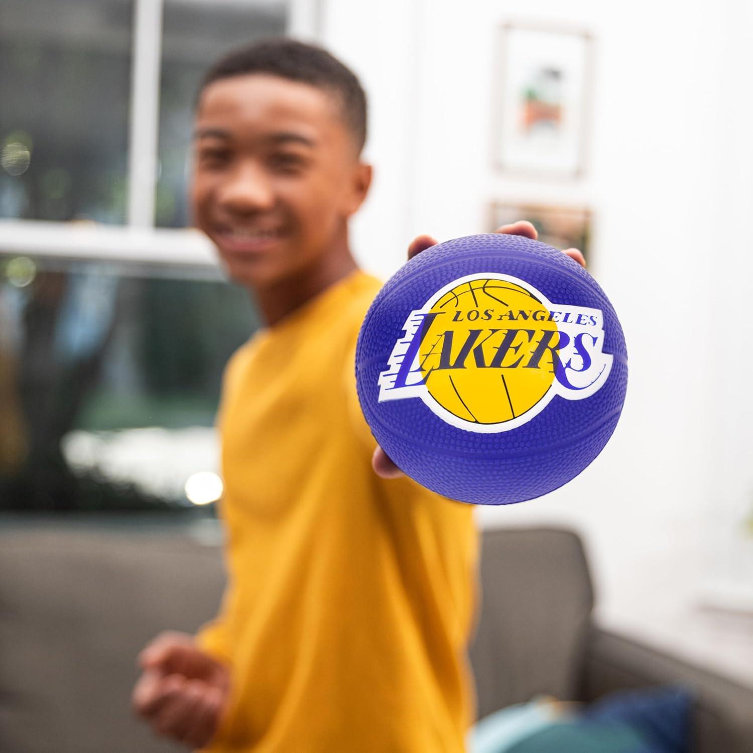Balón de espuma mini NBA Franklin Sports Los Angeles Lakers