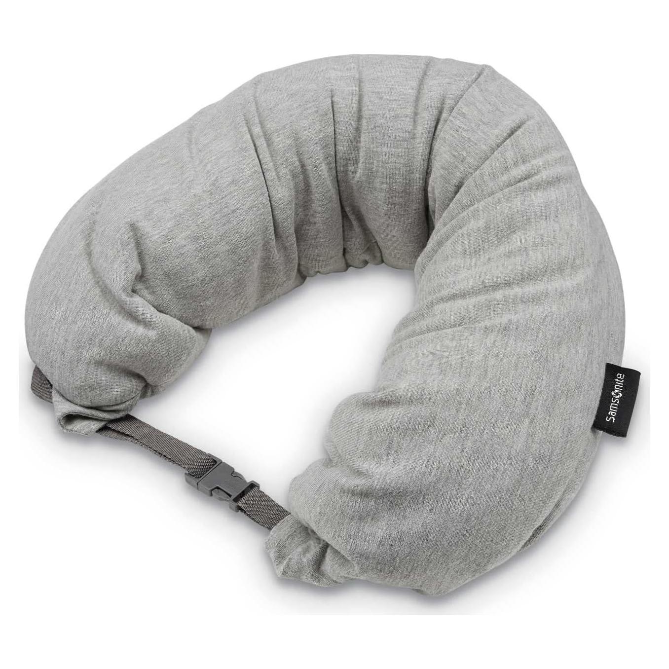 Almohada de viaje Samsonite Microbead 3-en-1 Gris Helado