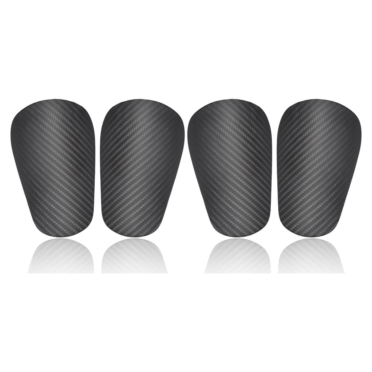 4 Piezas Espinilleras de Fútbol NQEUEPN Mini Gris 10x6cm