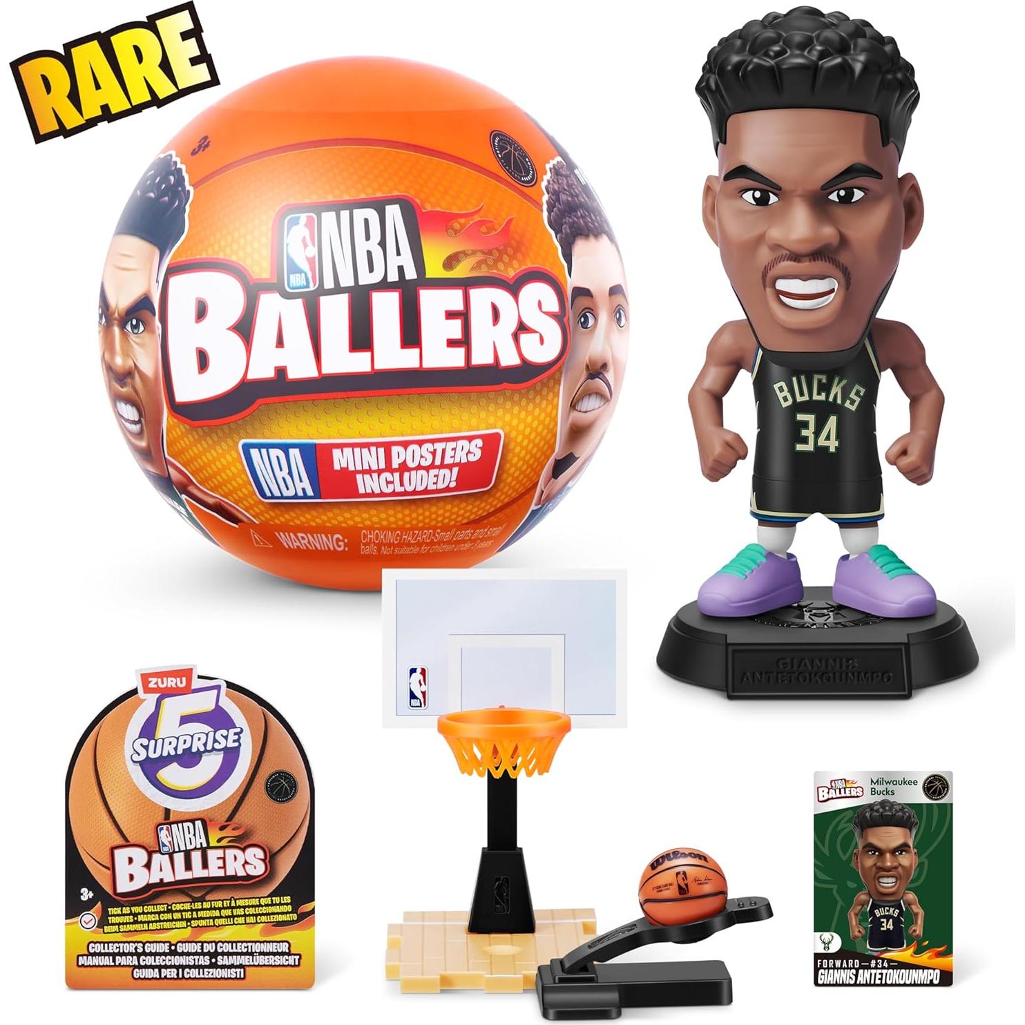 5 Sorpresa NBA Ballers ZURU Serie 1 Juguete Coleccionable