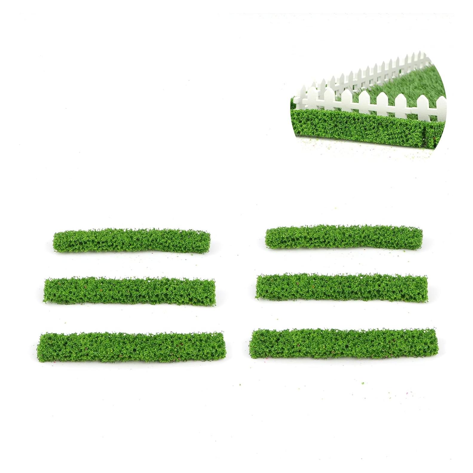 Miniatura Arbustos de Cama de Flores 6PCS Cutemini Verde