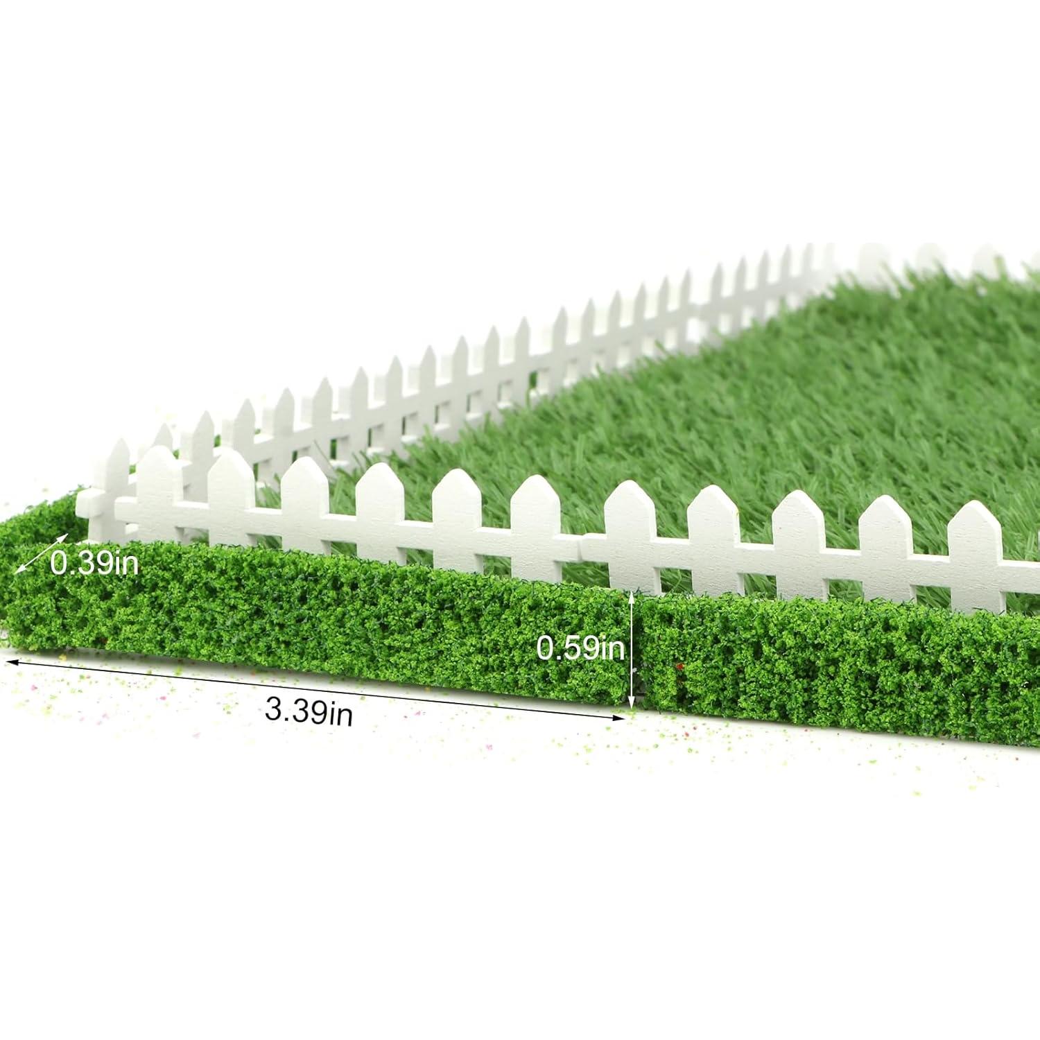 Miniatura Arbustos de Cama de Flores 6PCS Cutemini Verde