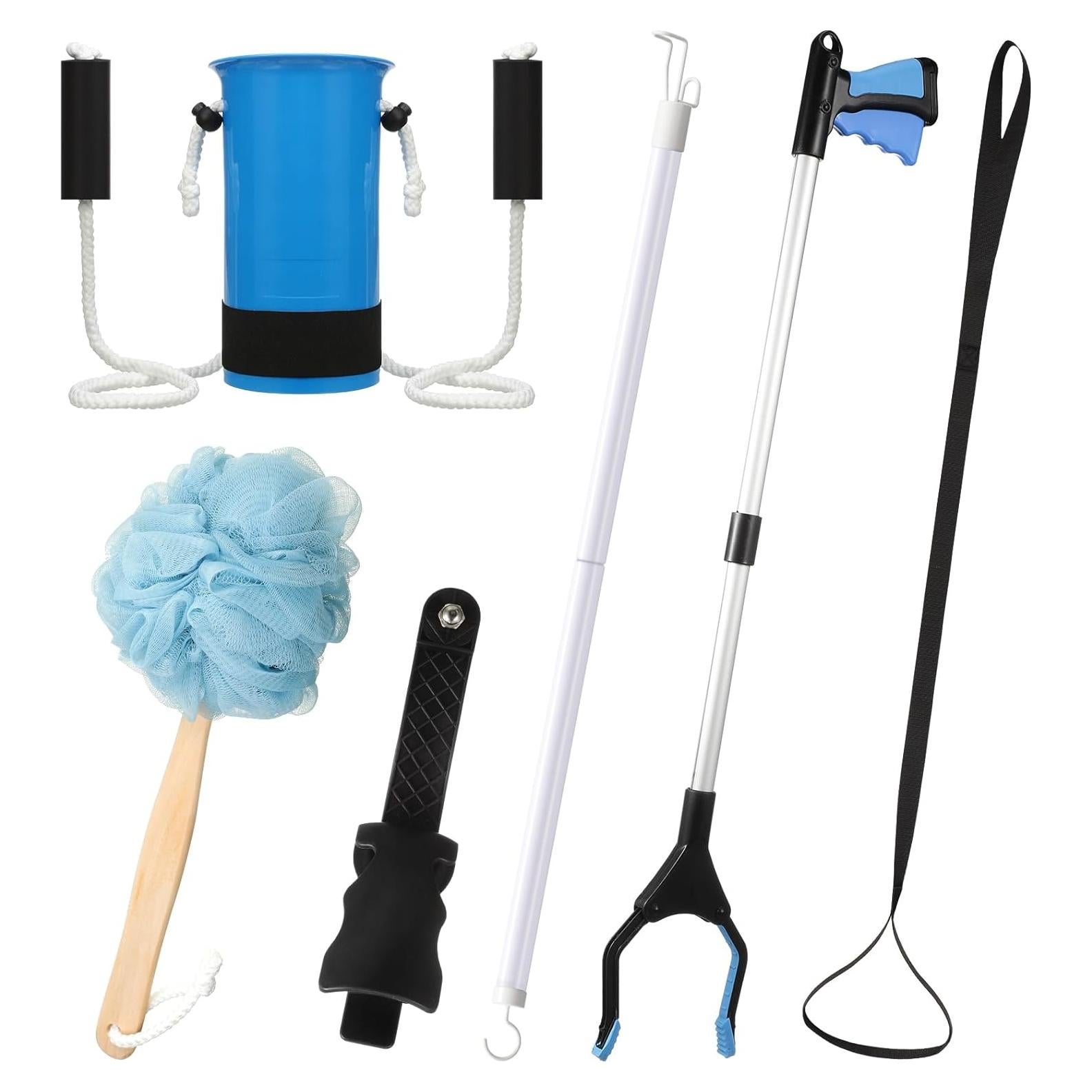 Kit de Cadera Domensi 6 Pcs con Asistente de Pierna Azul