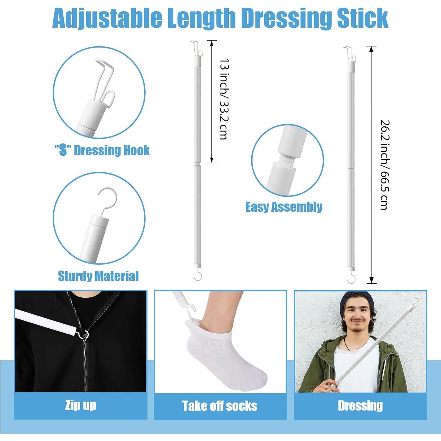 Kit de Cadera Domensi 6 Pcs con Asistente de Pierna Azul